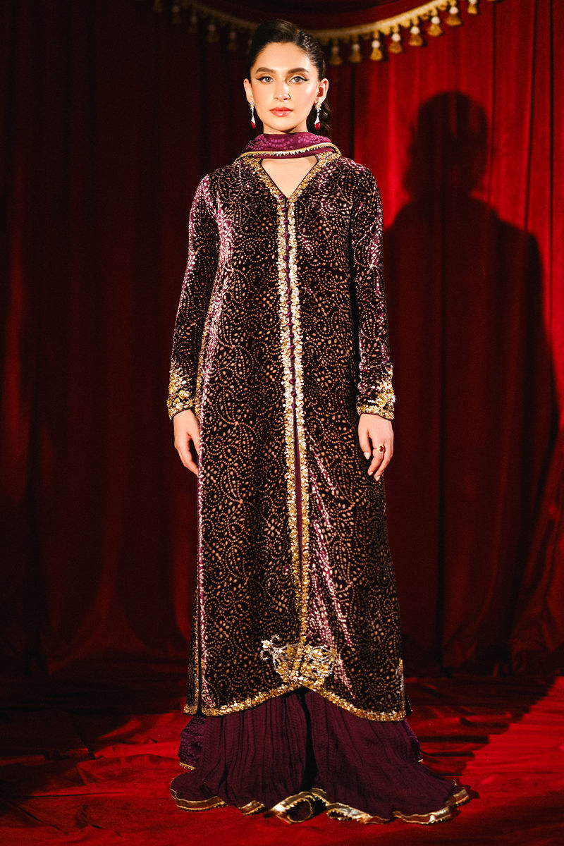 Ansab Jahangir | So Hot Luxury Velvets | Sabeen - House Of Hania