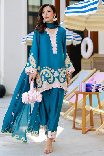 Ansab Jahangir | The Girls Eid Luxury Pret 26 | Mavi - House Of Hania