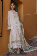 Ansab Jahangir | Zoha Luxury Lawn 25 | Baby’s Breath - House Of Hania