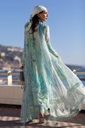 Ansab Jahangir | Zoha Luxury Lawn 25 | Ice Crystal - House Of Hania