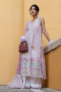 Ansab Jahangir | Zoha Luxury Lawn 25 | Pearl Pink - House Of Hania
