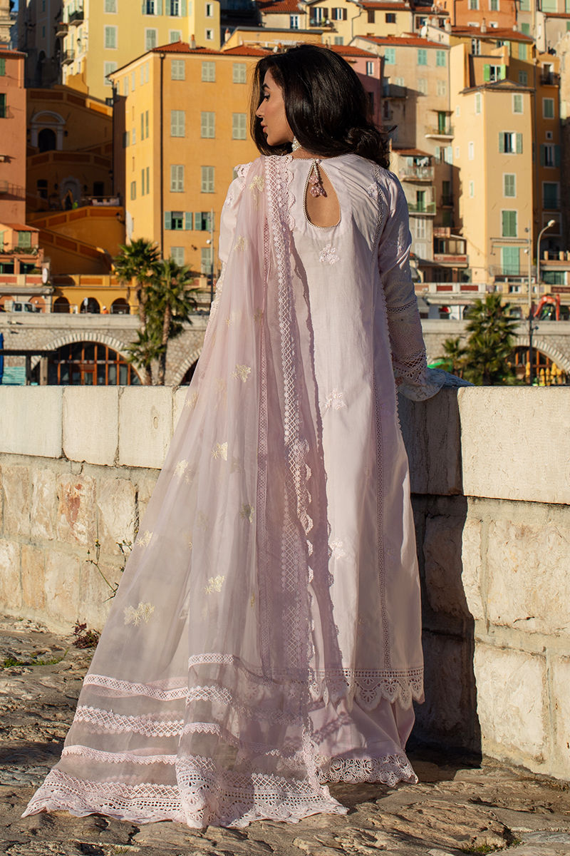 Ansab Jahangir | Zoha Luxury Lawn 25 | Pink Lady Apple - House Of Hania
