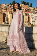 Ansab Jahangir | Zoha Luxury Lawn 25 | Pink Lady Apple - House Of Hania