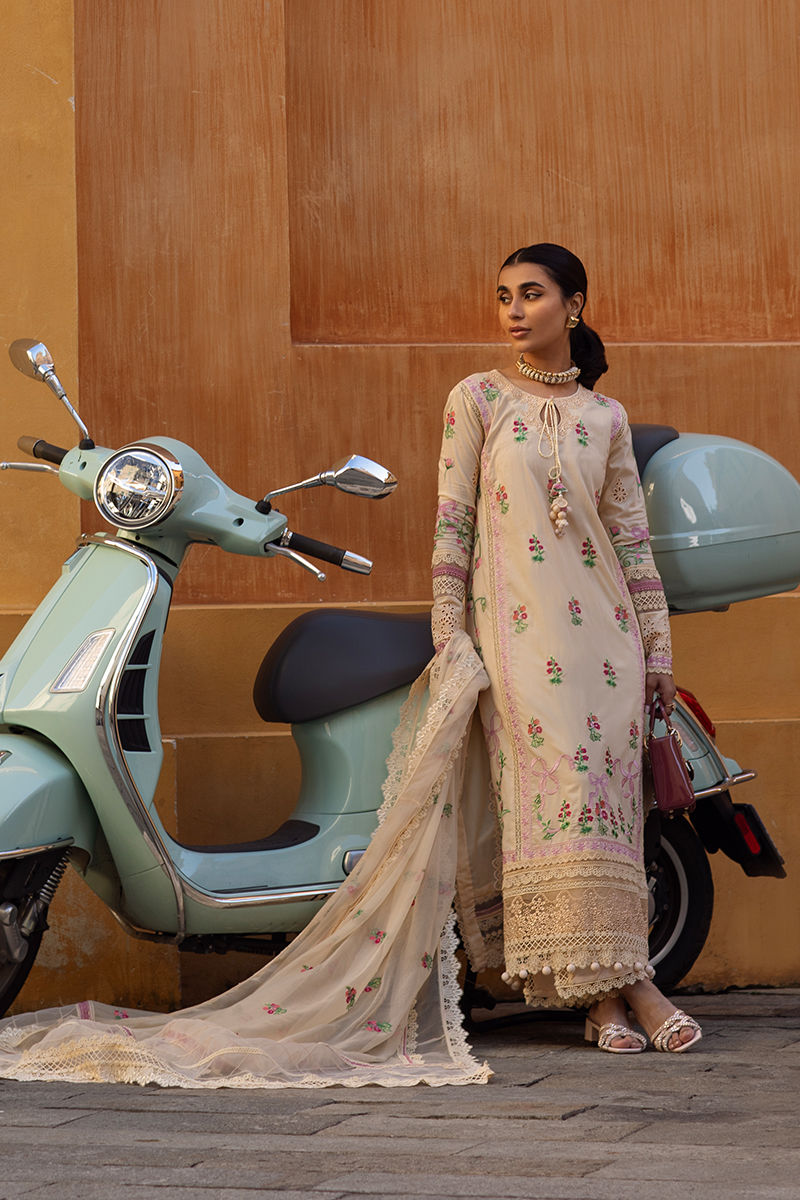 Ansab Jahangir | Zoha Luxury Lawn 25 | Rosalie - House Of Hania