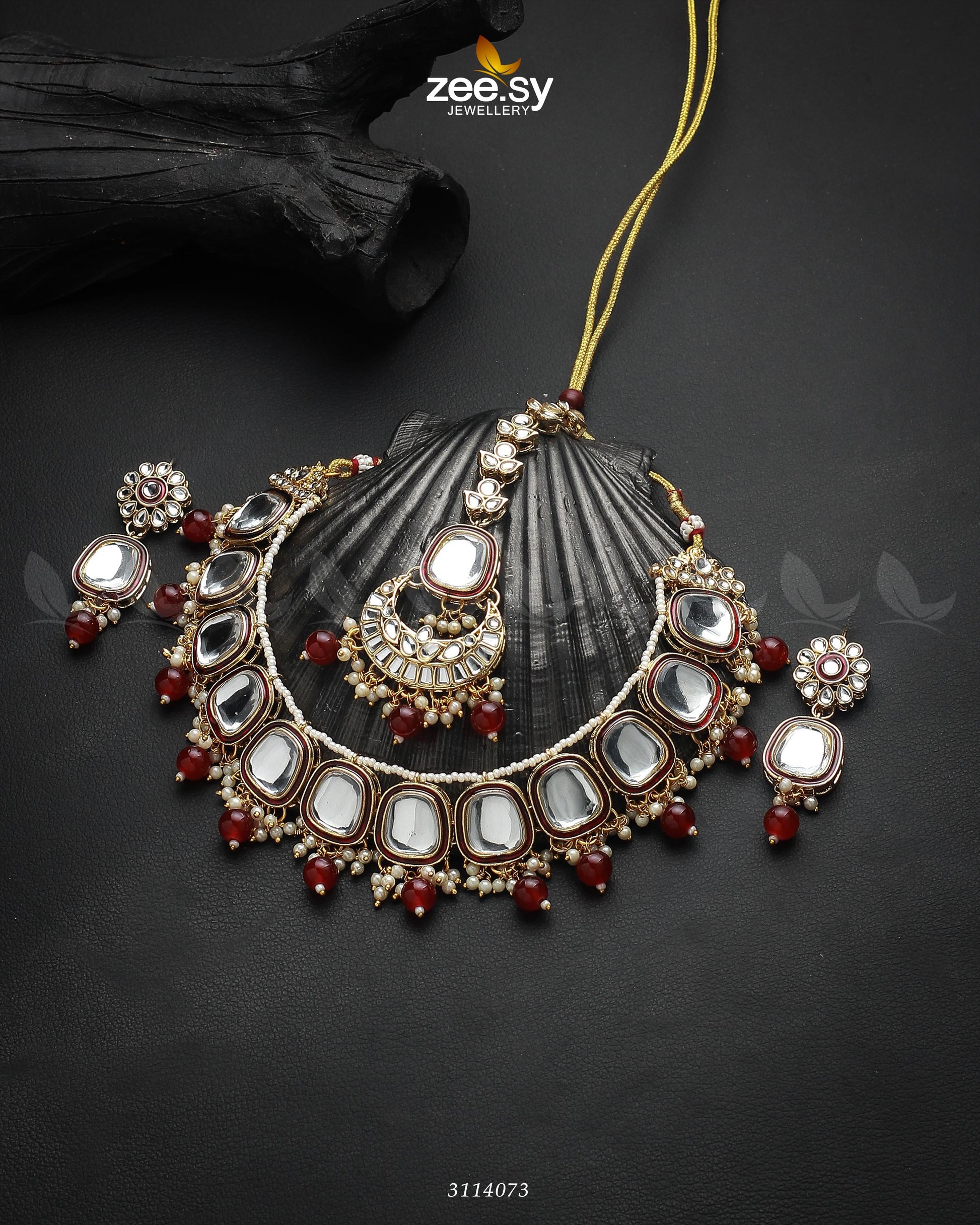 Aqsa Necklace Set - House Of Hania