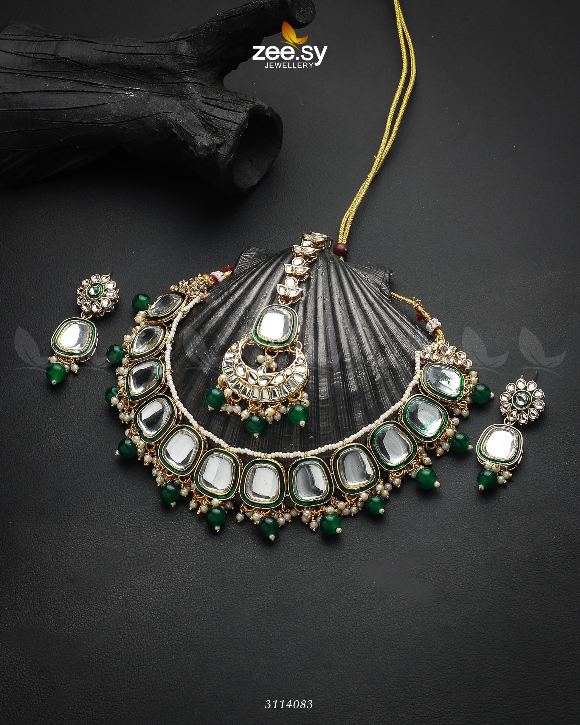 Aqsa Necklace Set - House Of Hania