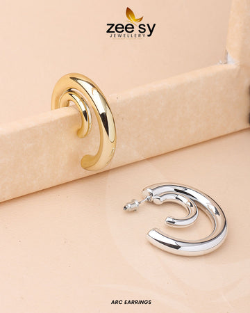 Arc Earrings - House Of Hania