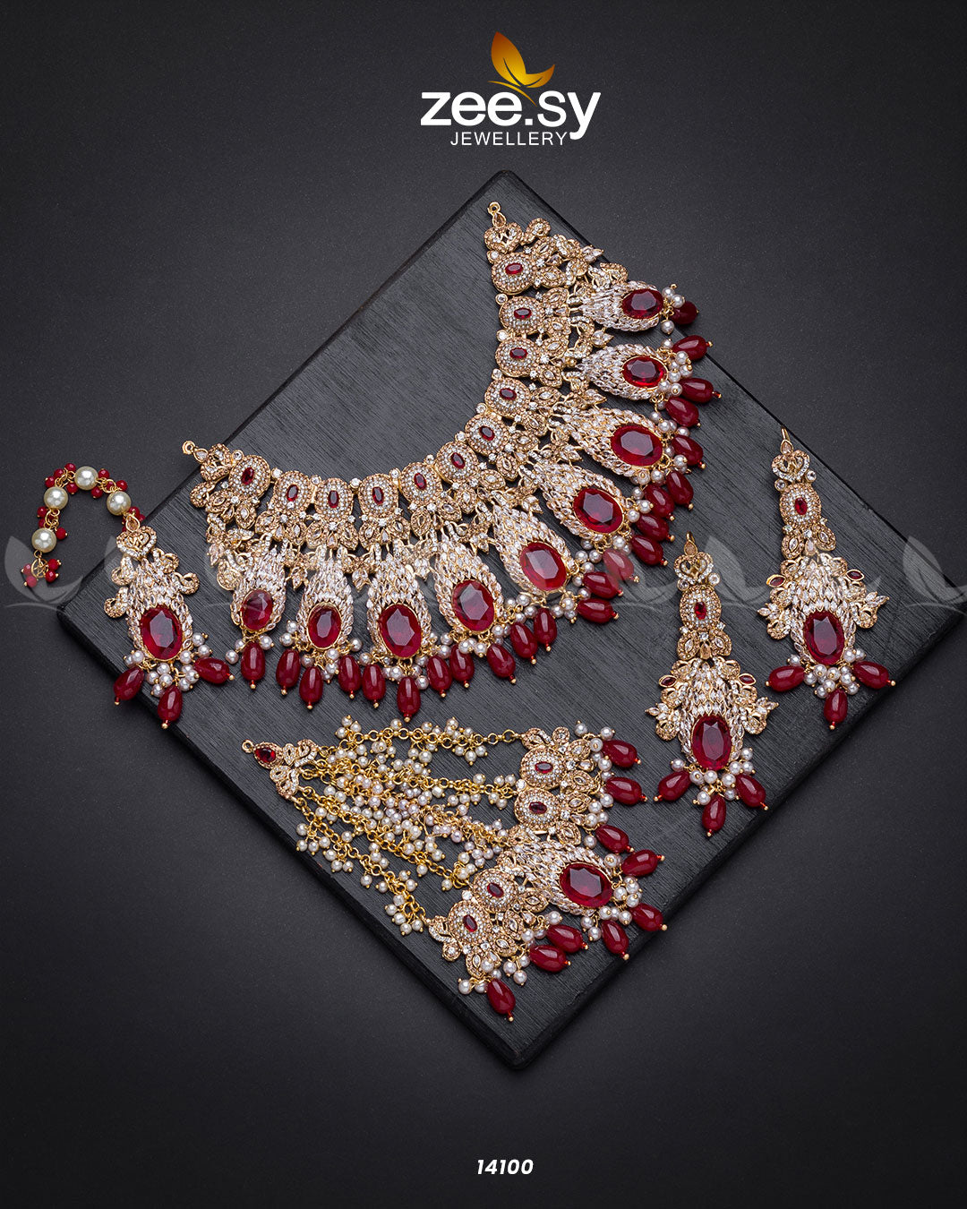 Aroob's Bridal Set - House Of Hania