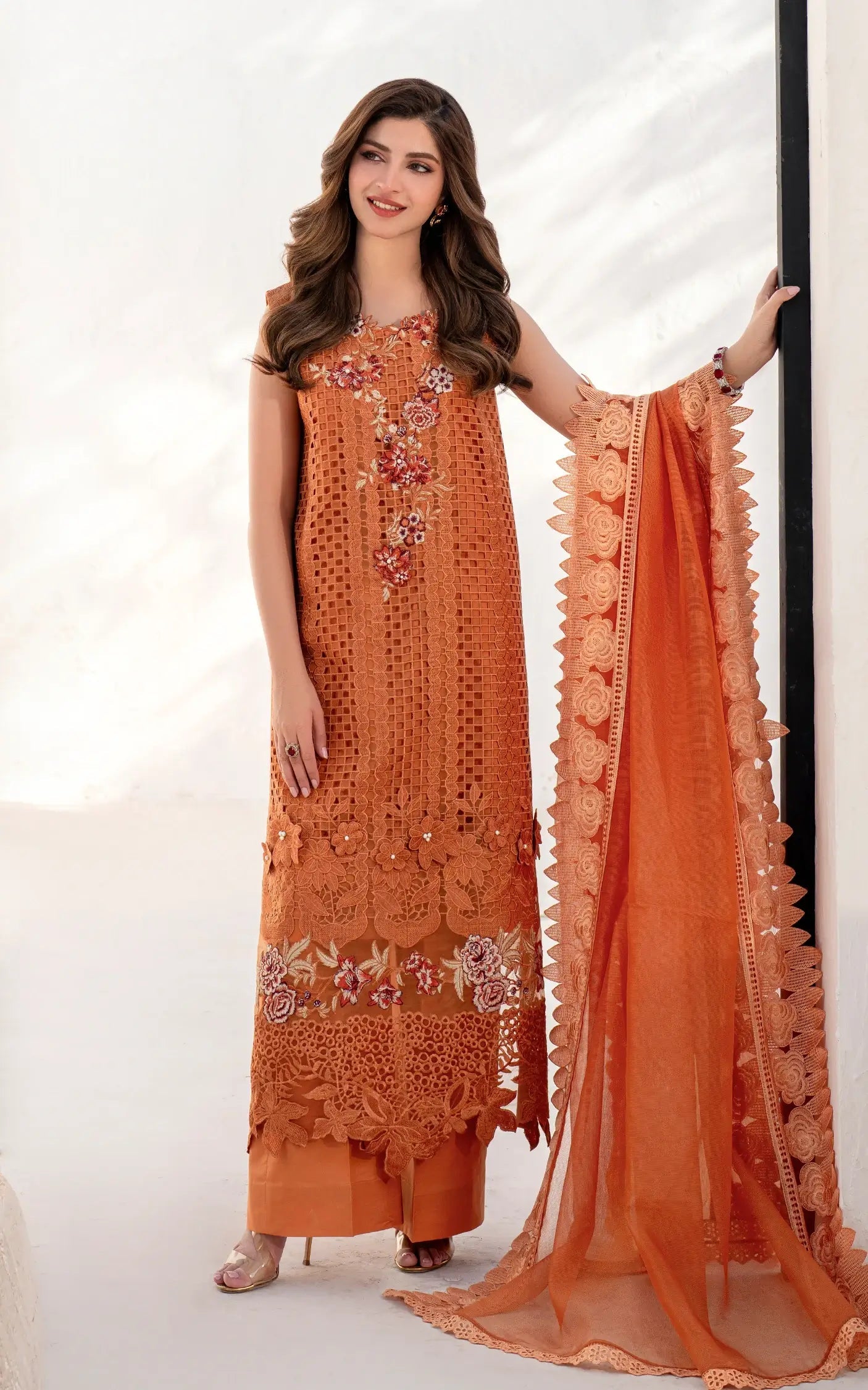 Asifa and Nabeel | Azalia Summer 25 | Day lily (AZL25-07) - House Of Hania