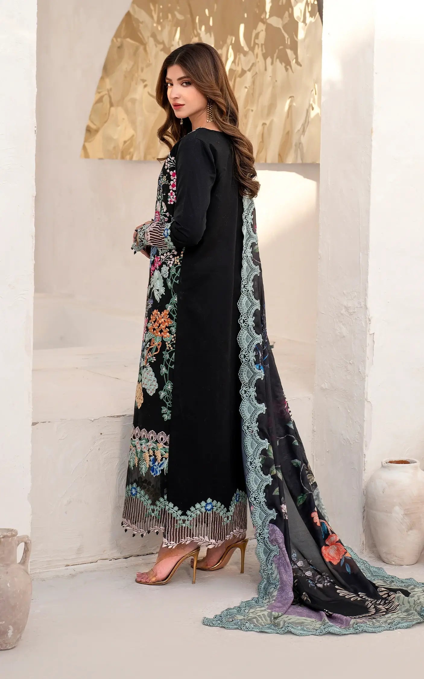 Asifa and Nabeel | Azalia Summer 25 | Garden Rose (AZL25-05) - House Of Hania
