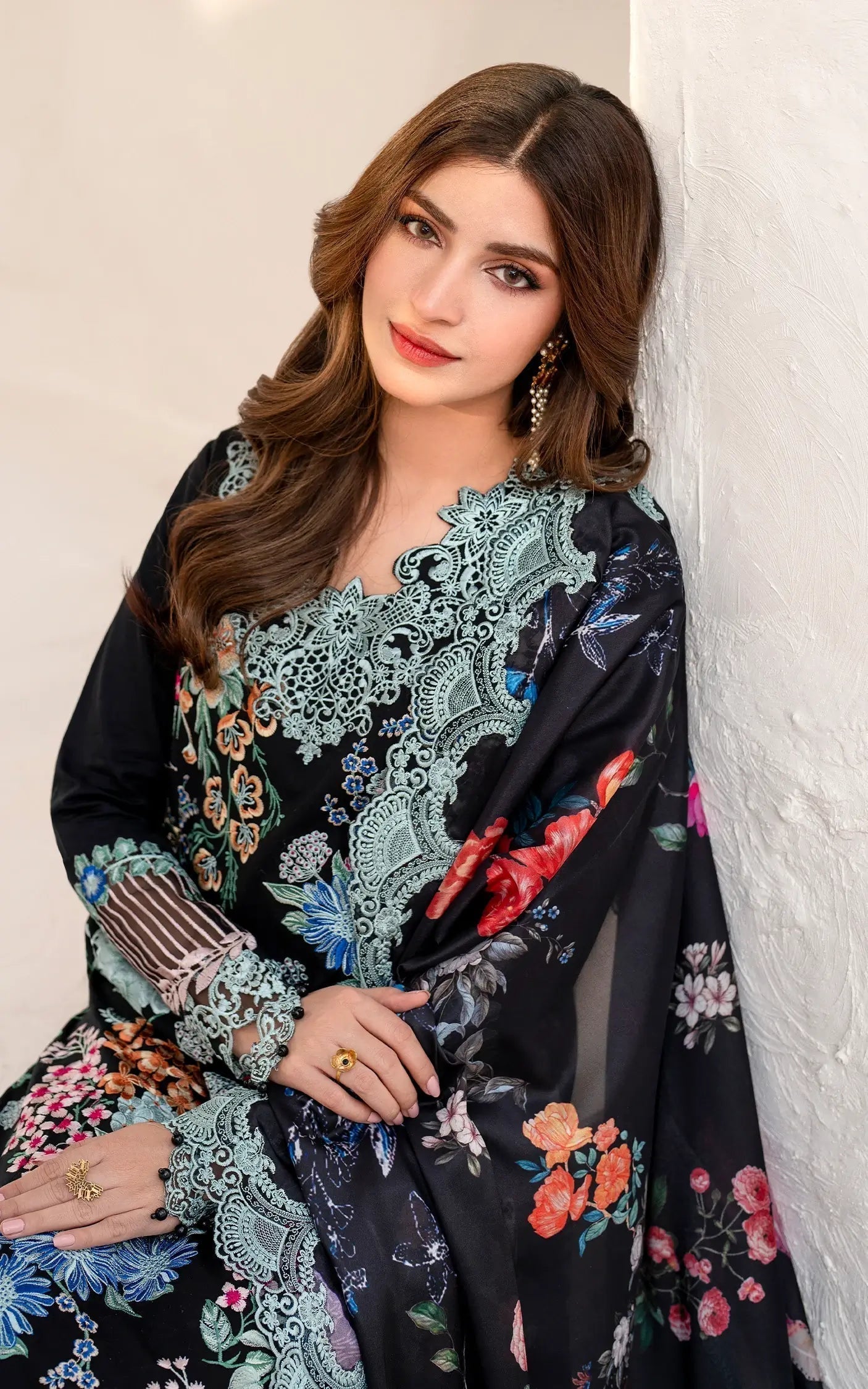 Asifa and Nabeel | Azalia Summer 25 | Garden Rose (AZL25-05) - House Of Hania