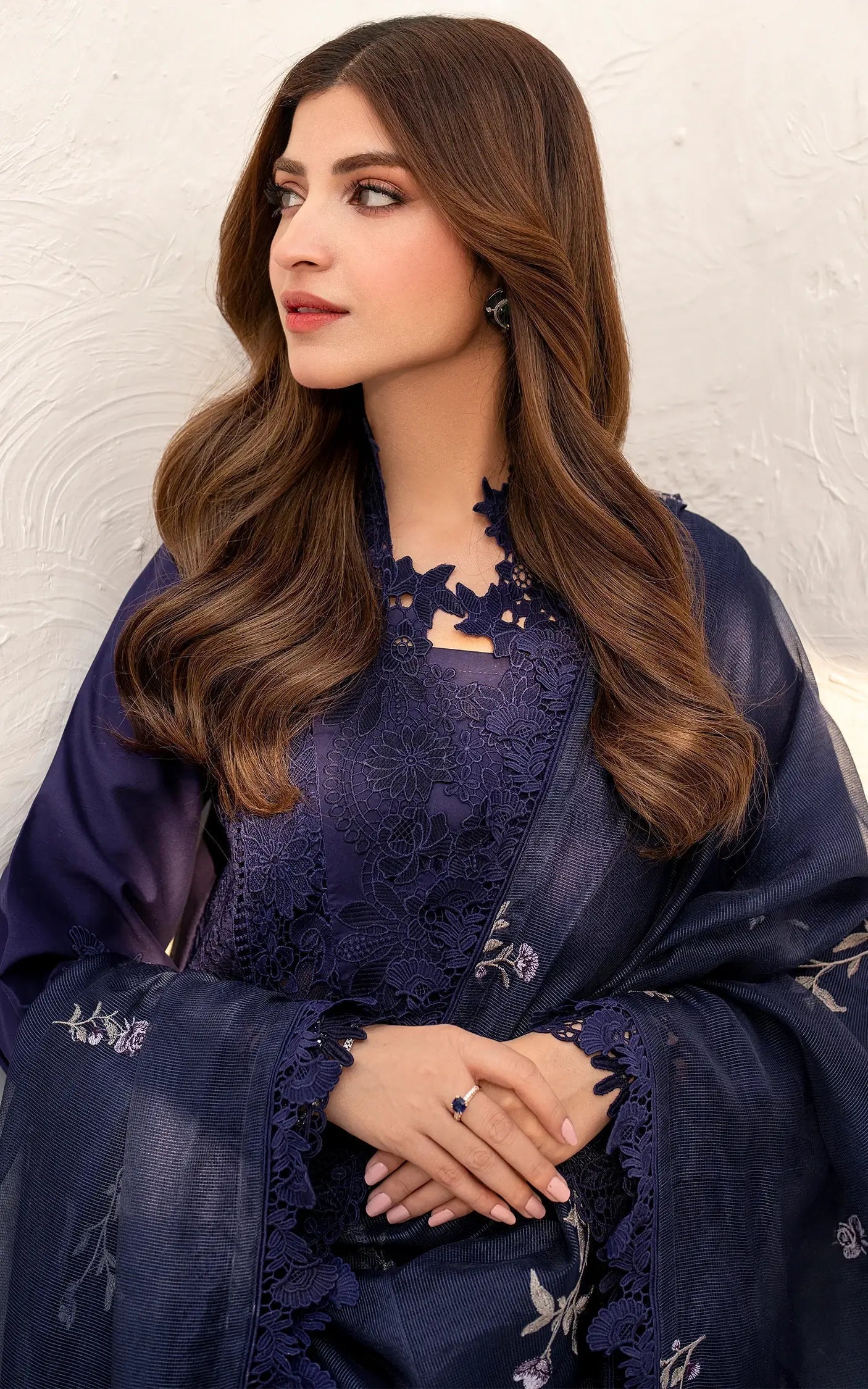 Asifa and Nabeel | Azalia Summer 25 | Nile (AZL25-08) - House Of Hania