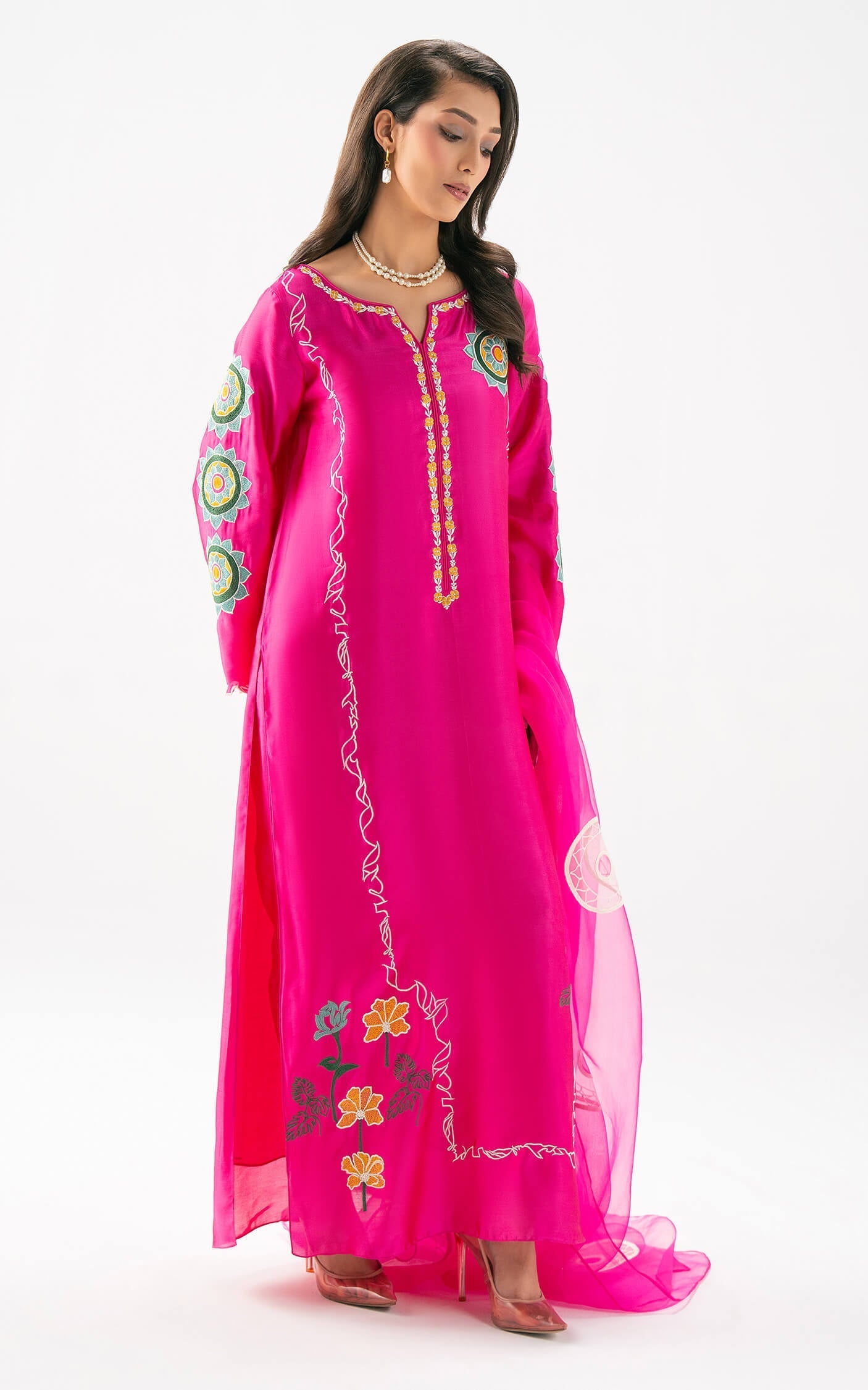 Asifa and Nabeel | Celevara | Fuchsia Flame - House Of Hania