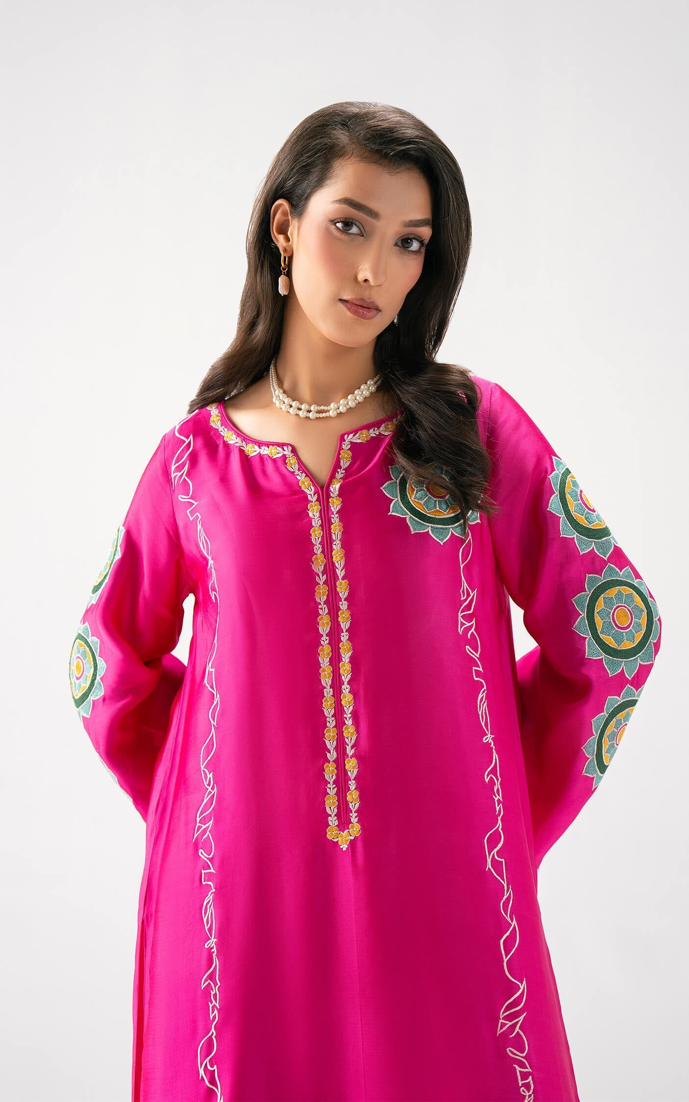 Asifa and Nabeel | Celevara | Fuchsia Flame - House Of Hania