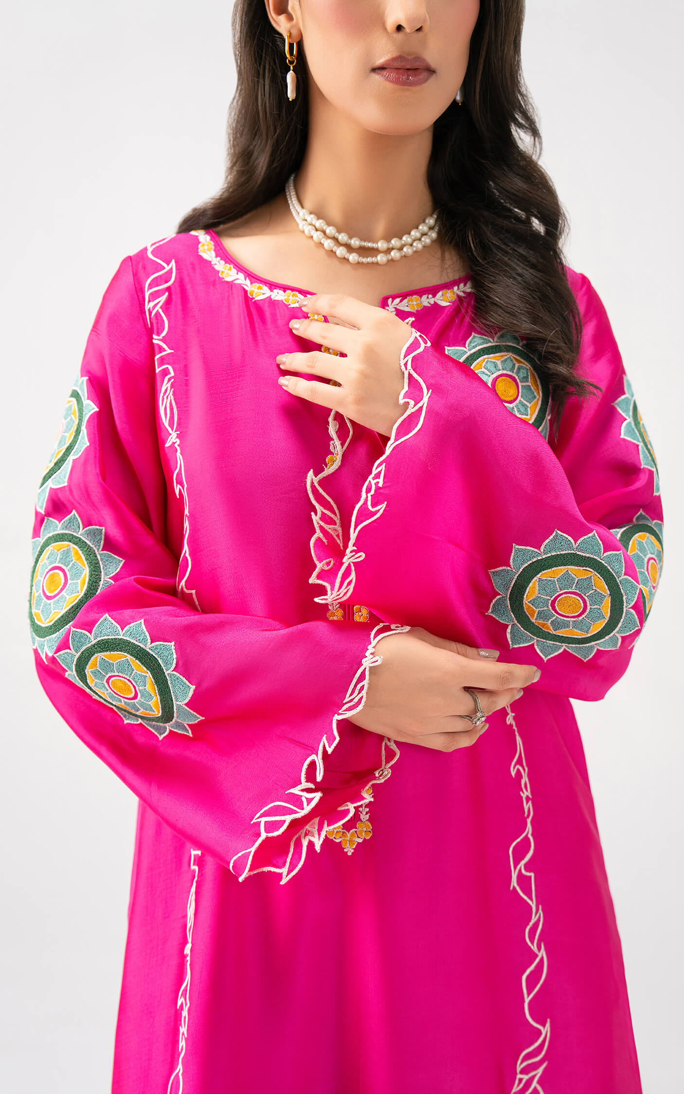 Asifa and Nabeel | Celevara | Fuchsia Flame - House Of Hania
