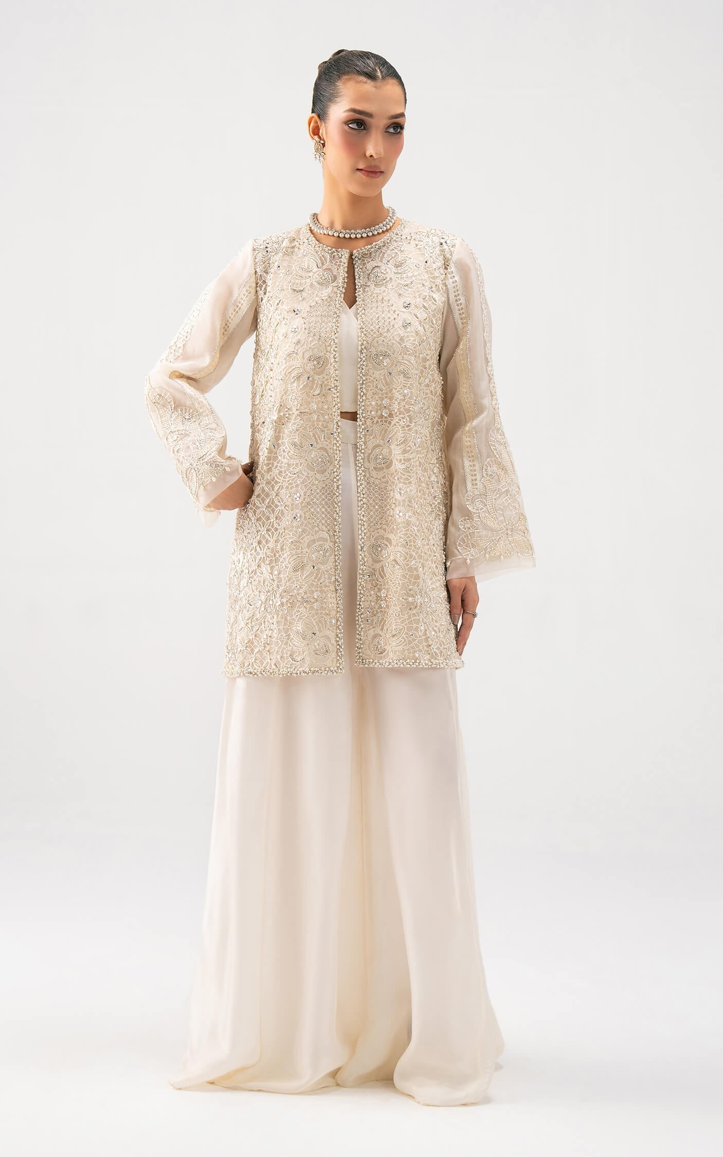 Asifa and Nabeel | Lyle Luxury Formals 25 | Ivory Élan - House Of Hania