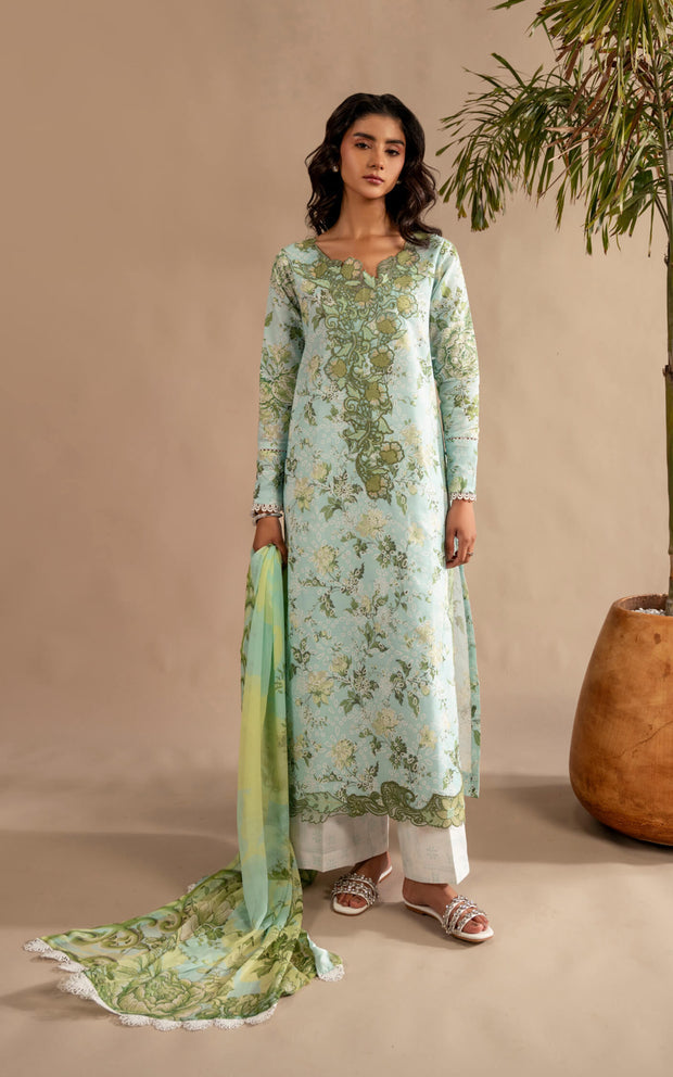 Asifa and Nabeel | Meraki SUmmer 26 | Mint Mosaic MSSL-12 - House Of Hania