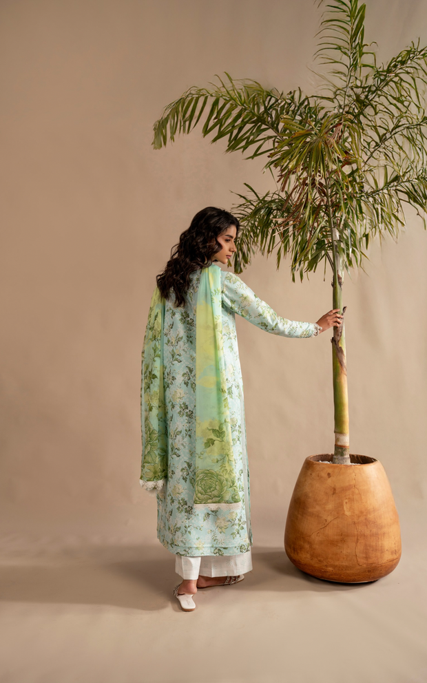 Asifa and Nabeel | Meraki SUmmer 26 | Mint Mosaic MSSL-12 - House Of Hania