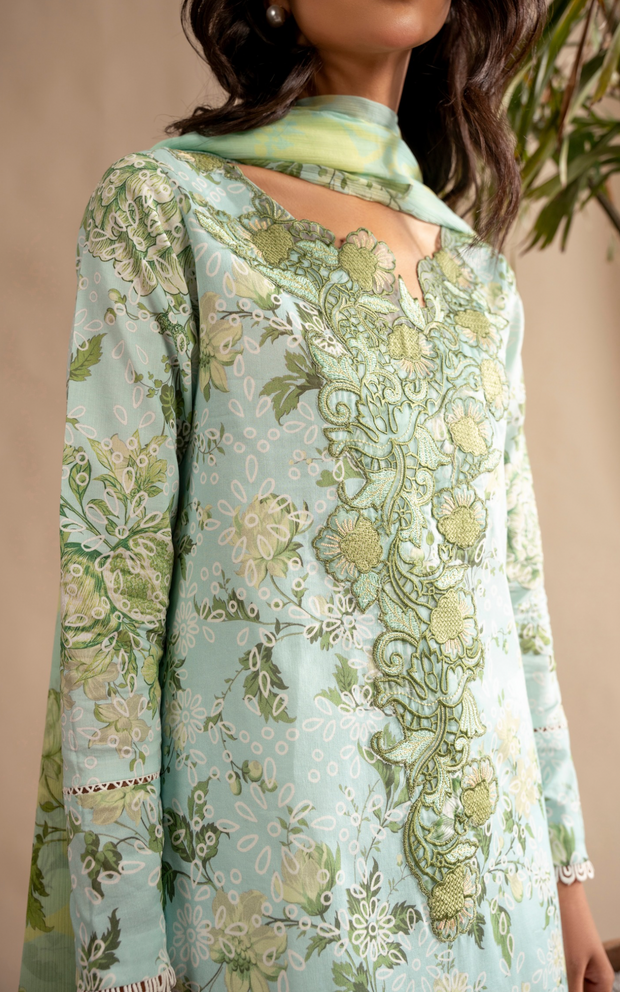 Asifa and Nabeel | Meraki SUmmer 26 | Mint Mosaic MSSL-12 - House Of Hania