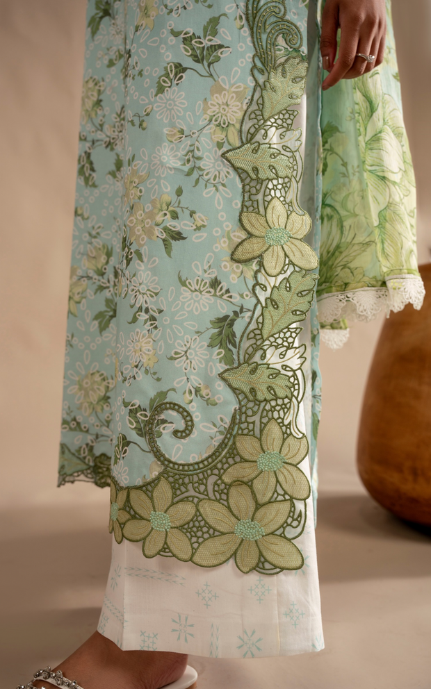 Asifa and Nabeel | Meraki SUmmer 26 | Mint Mosaic MSSL-12 - House Of Hania