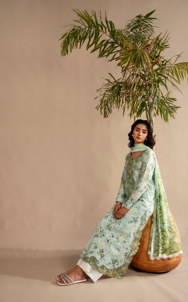 Asifa and Nabeel | Meraki SUmmer 26 | Mint Mosaic MSSL-12 - House Of Hania