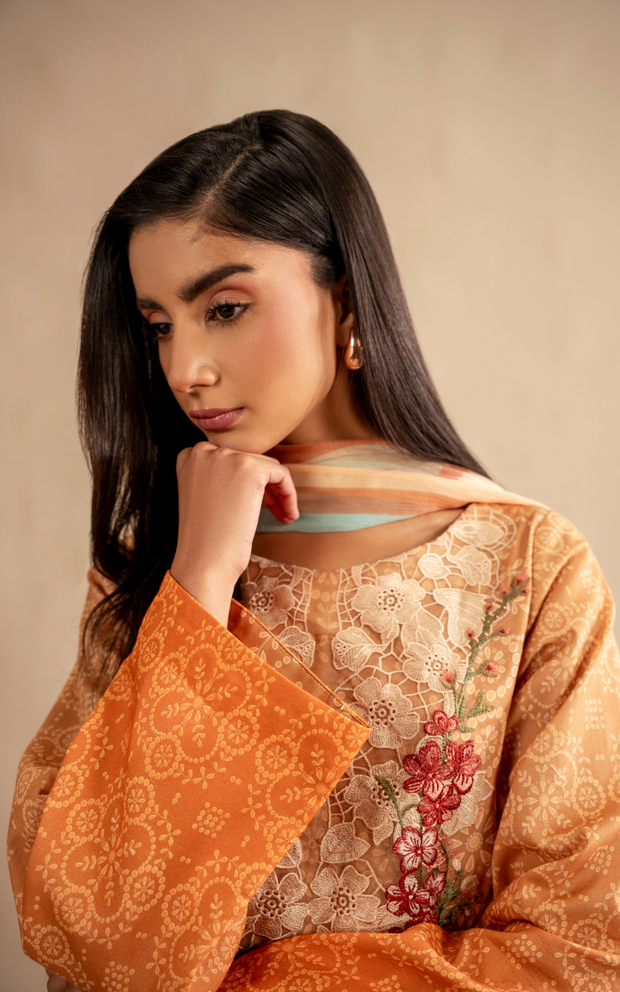 Asifa and Nabeel | Meraki SUmmer 26 | Peach Sorbet MSSL-02 - House Of Hania