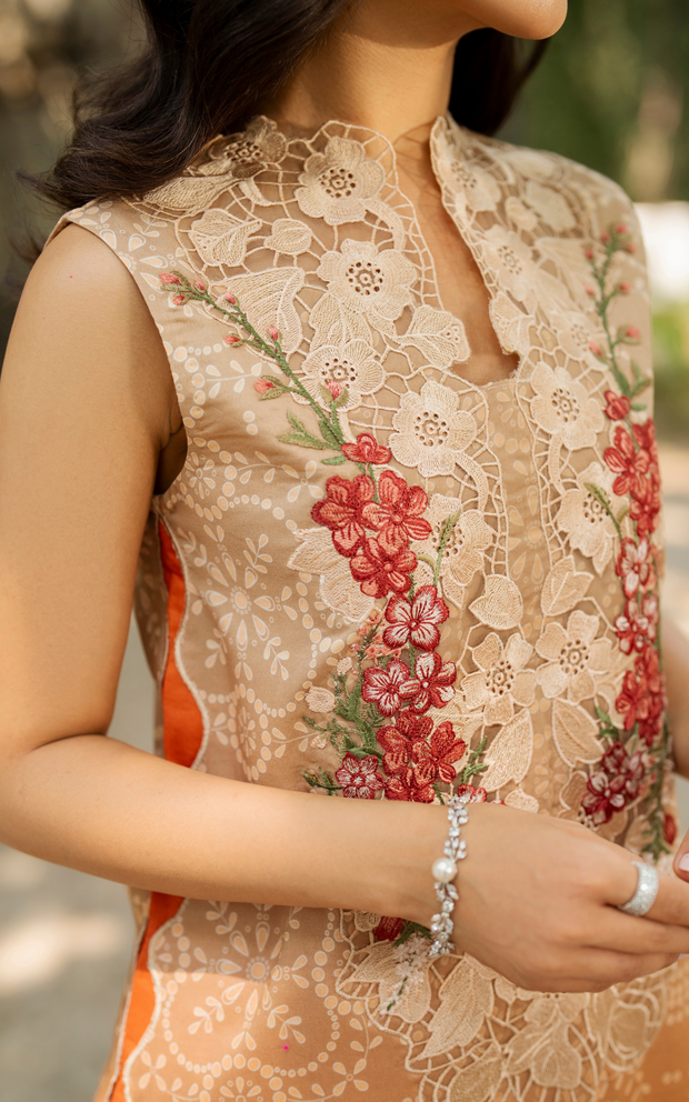 Asifa and Nabeel | Meraki SUmmer 26 | Peach Sorbet MSSL-02 - House Of Hania
