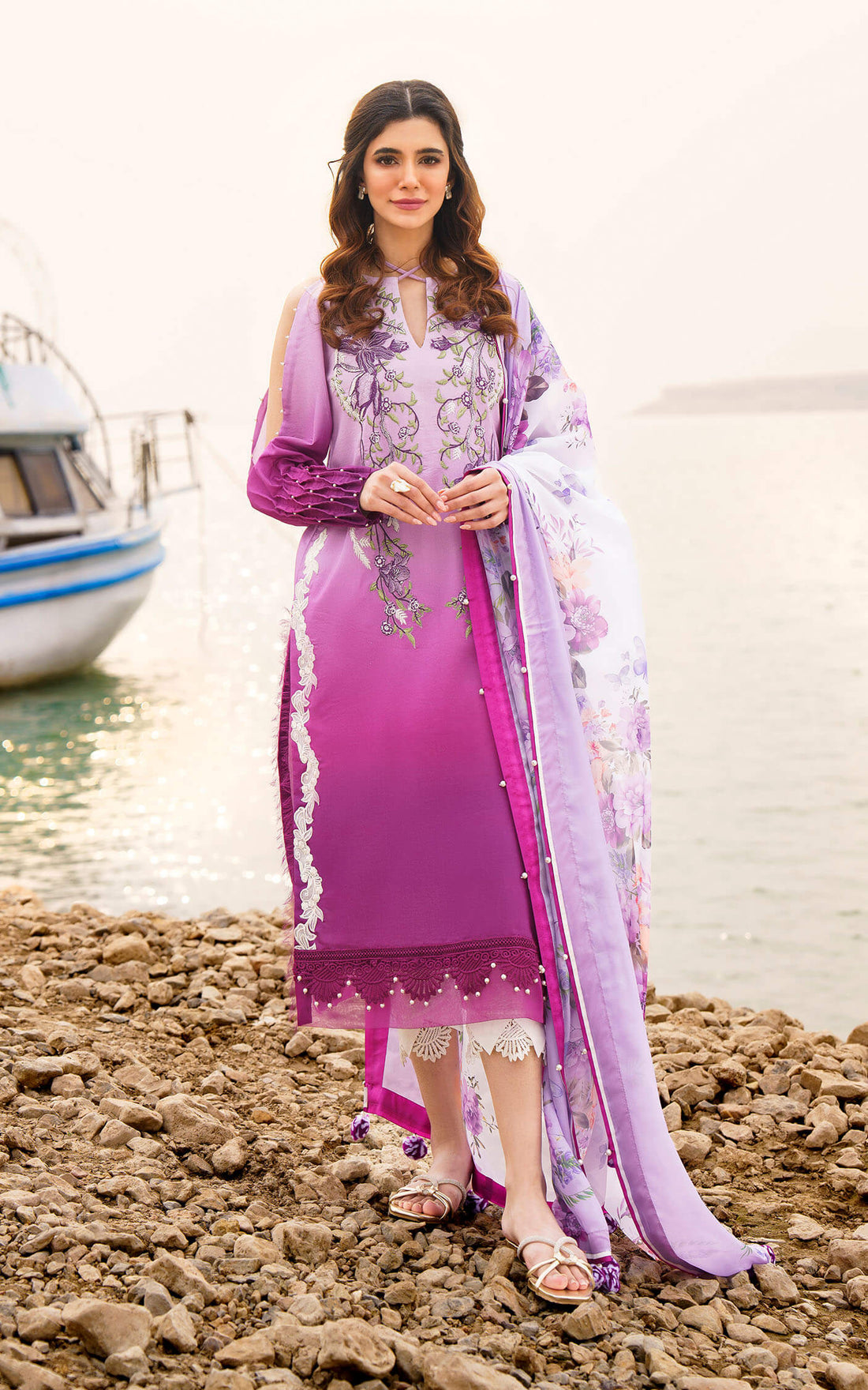 Asifa and Nabeel | Meraki Summer 24 | CALLA-U141M018 - House Of Hania