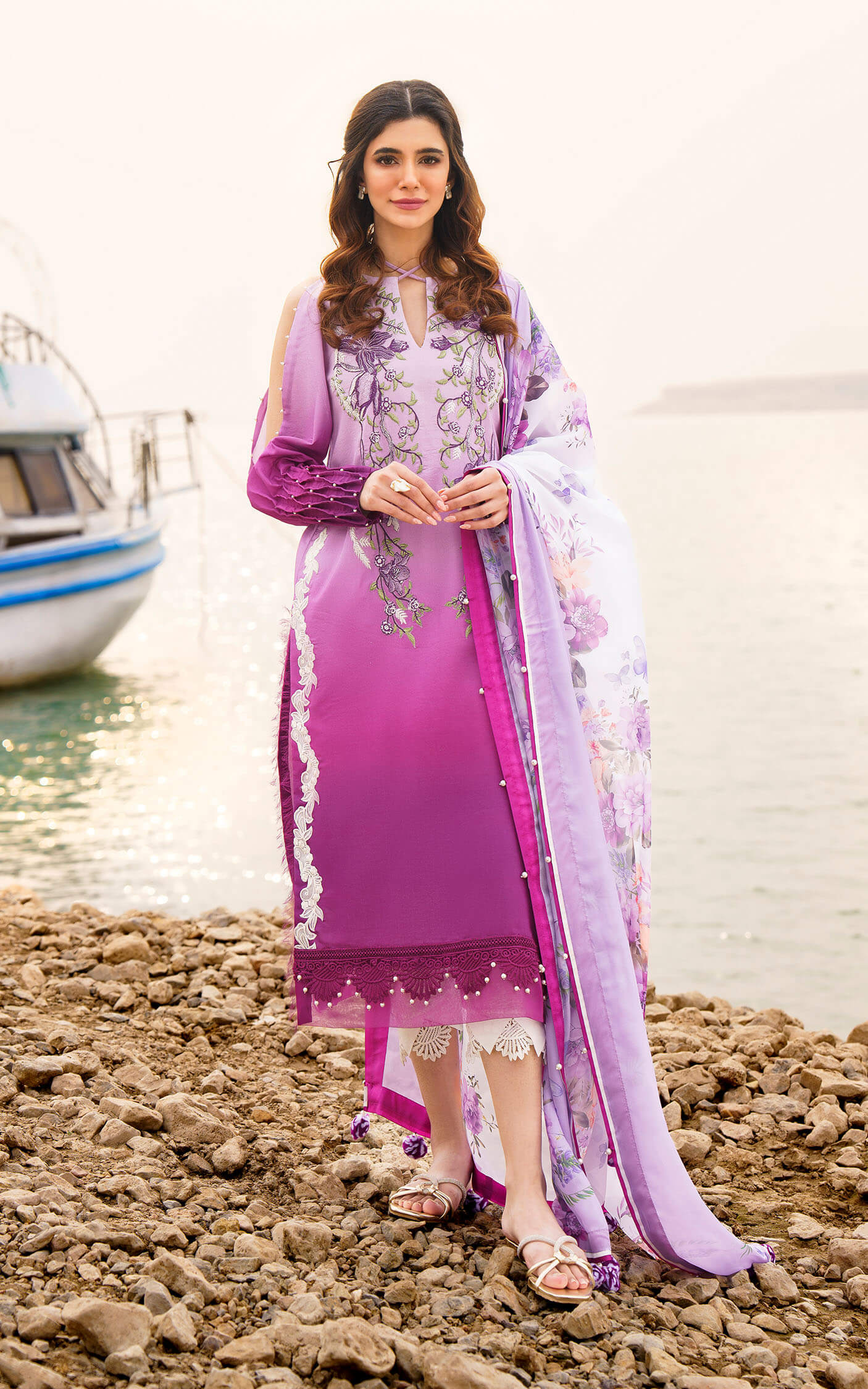 Asifa and Nabeel | Meraki Summer 24 | CALLA-U141M018 - House Of Hania