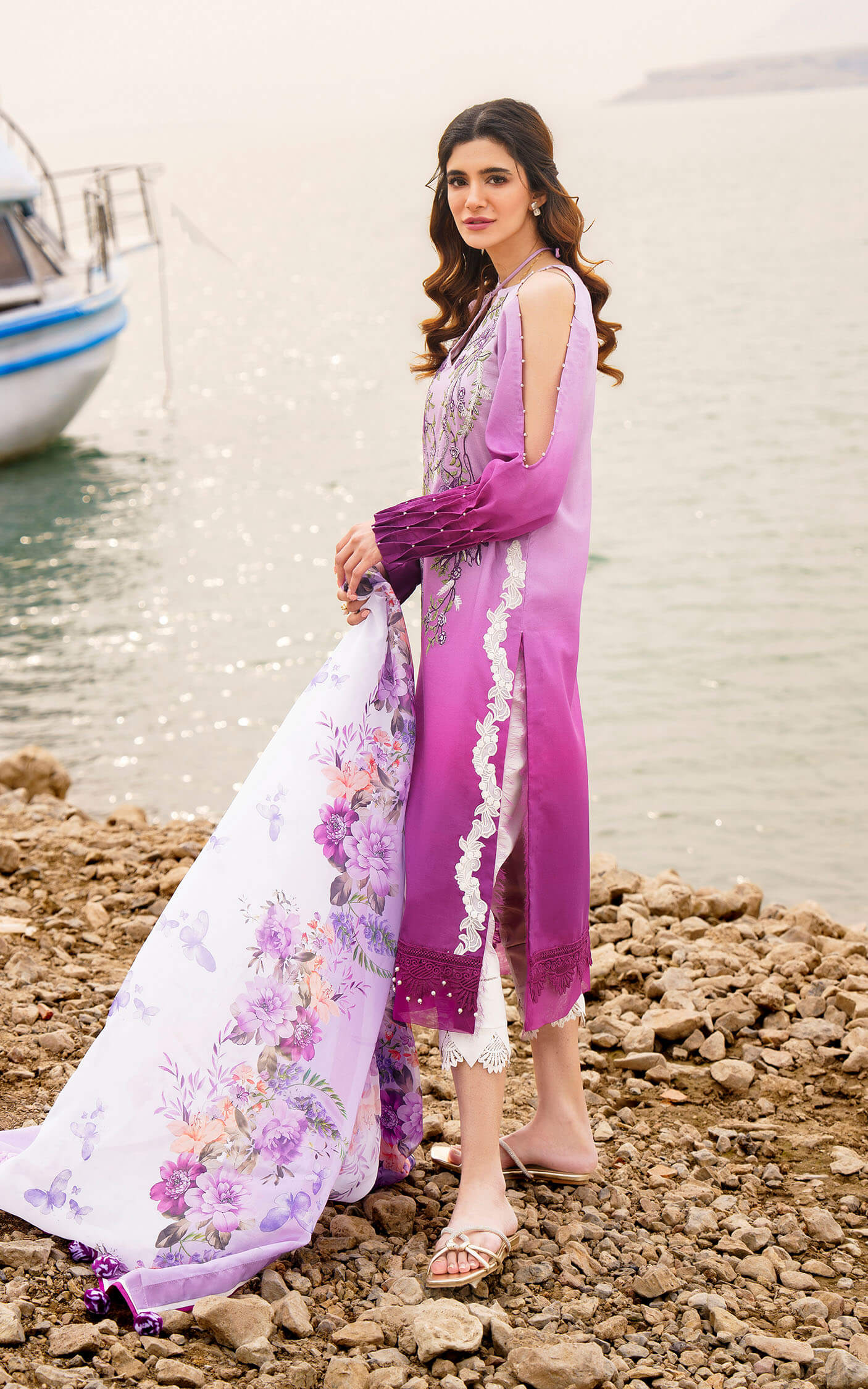 Asifa and Nabeel | Meraki Summer 24 | CALLA-U141M018 - House Of Hania