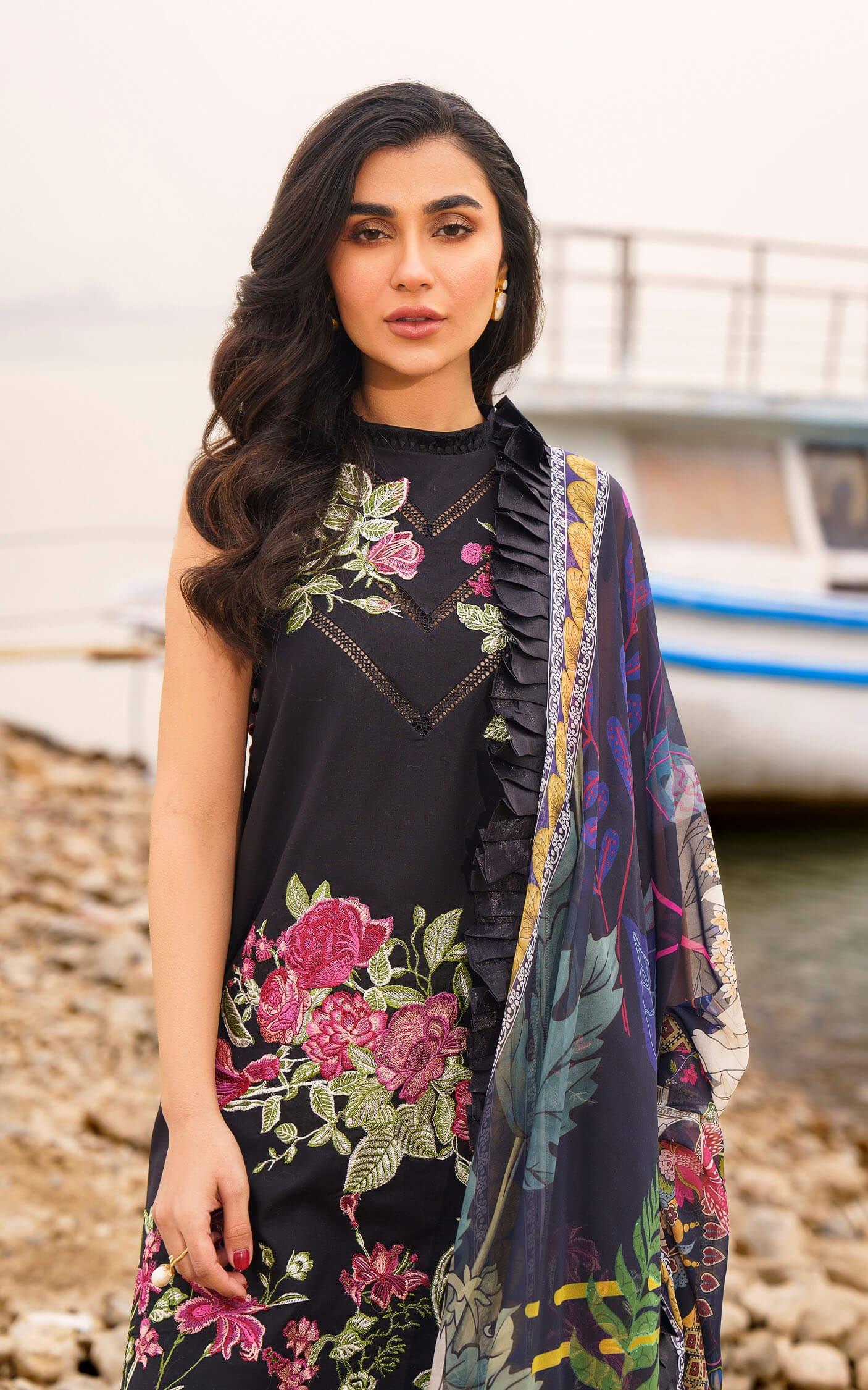 Asifa and Nabeel | Meraki Summer 24 | DAPHNE-U141M019 - House Of Hania