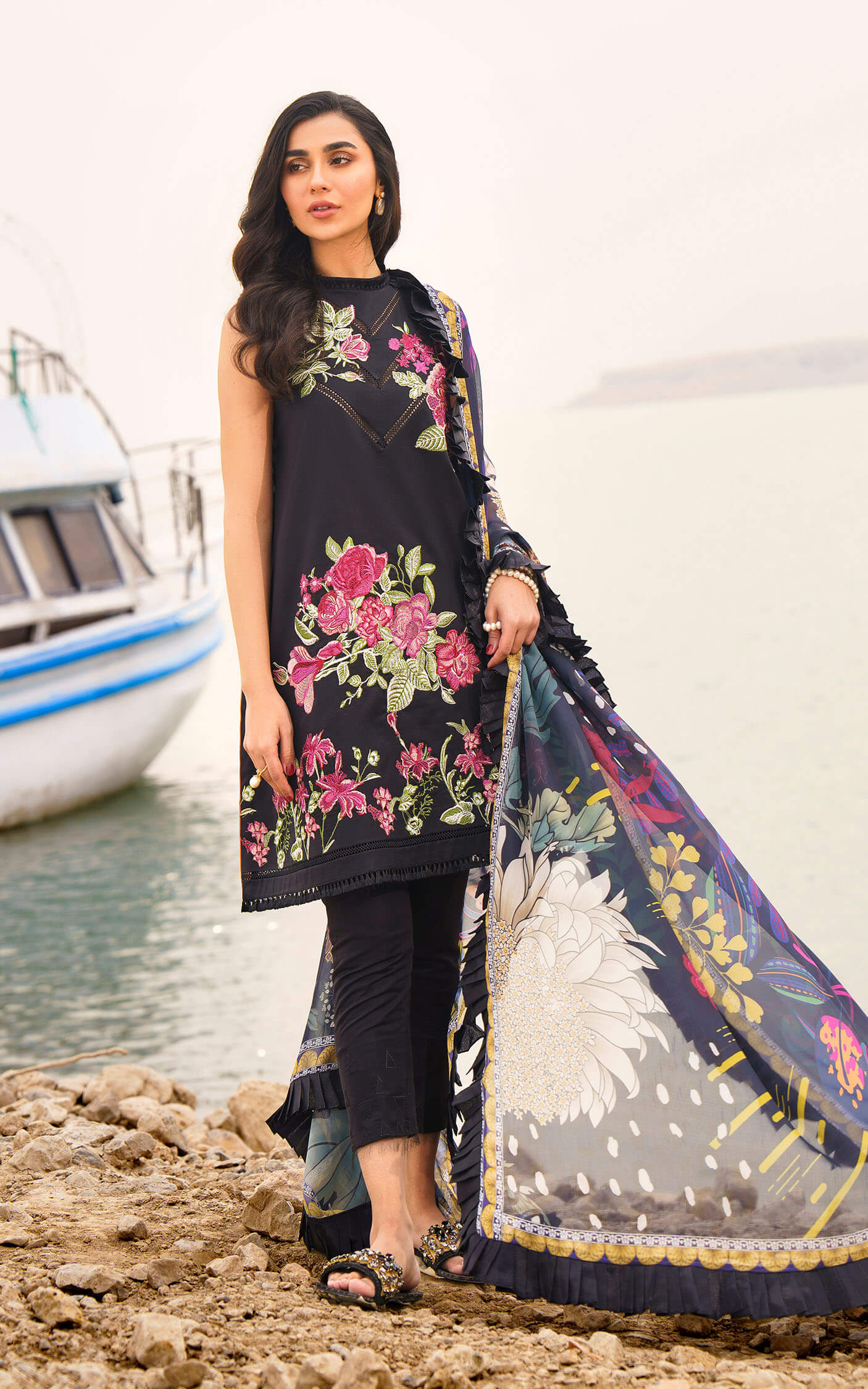 Asifa and Nabeel | Meraki Summer 24 | DAPHNE-U141M019 - House Of Hania