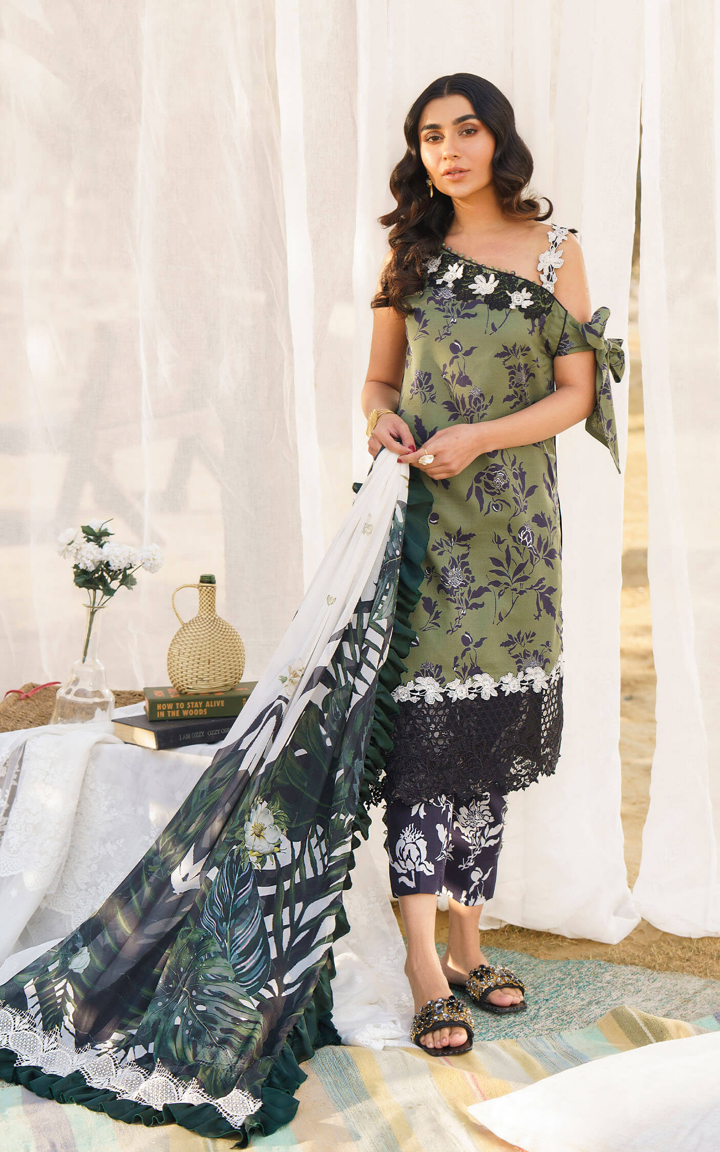 Asifa and Nabeel | Meraki Summer 24 | DARCY-U141M011 - House Of Hania