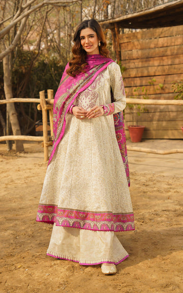 Asifa and Nabeel | Meraki Summer 24 | IRSA-U141M016 - House Of Hania