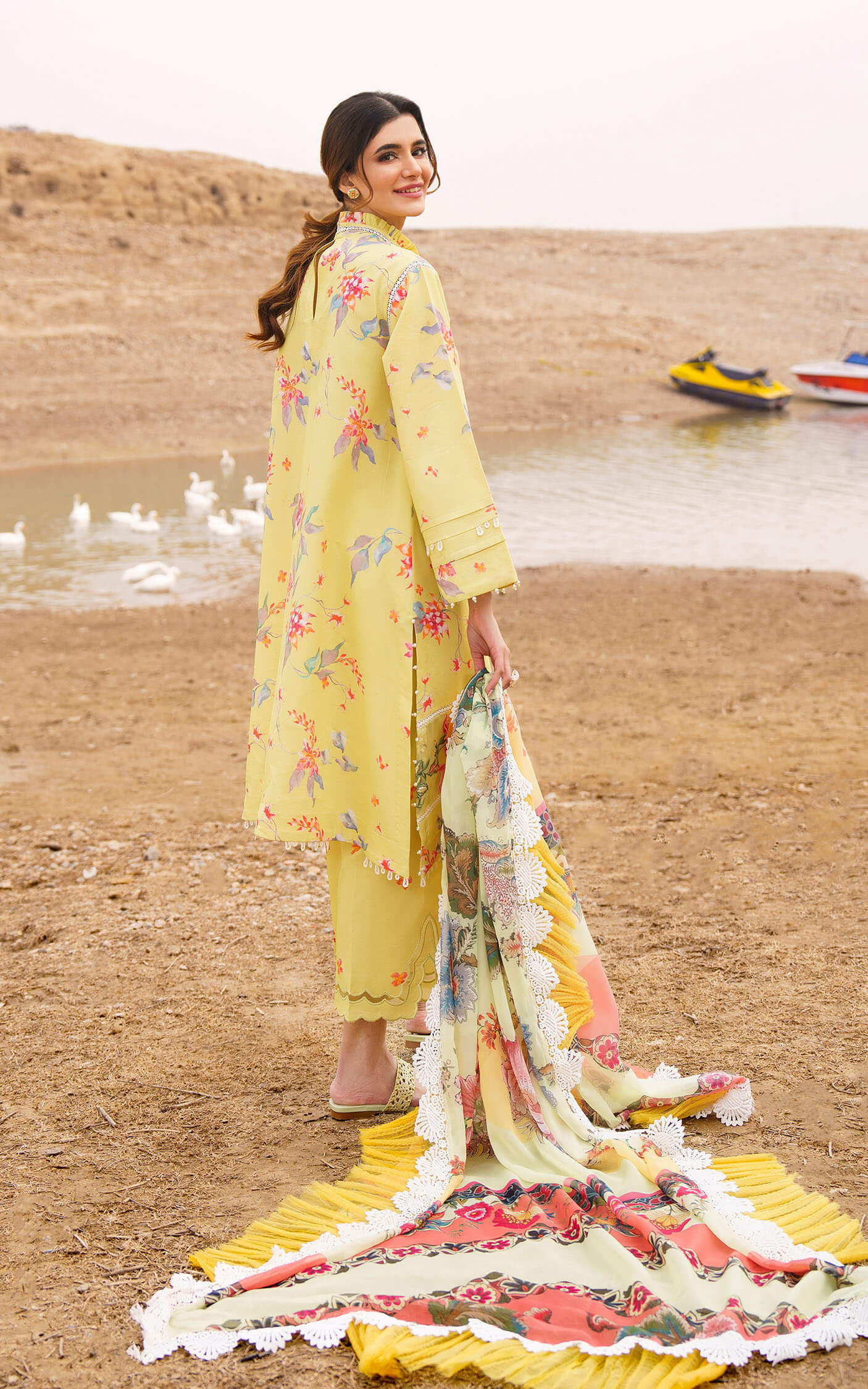 Asifa and Nabeel | Meraki Summer 24 | ORCHID-U141M007 - House Of Hania