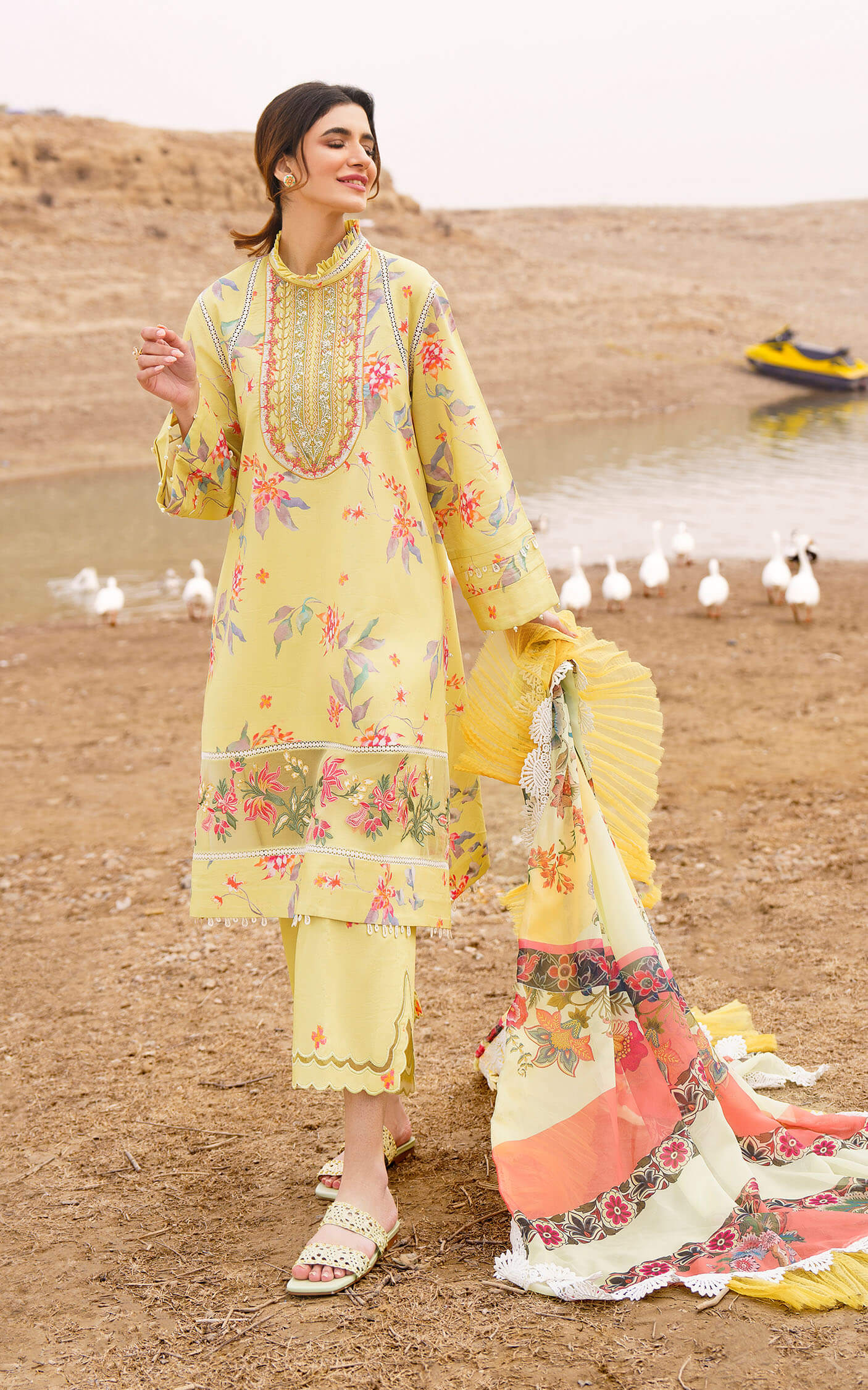 Asifa and Nabeel | Meraki Summer 24 | ORCHID-U141M007 - House Of Hania