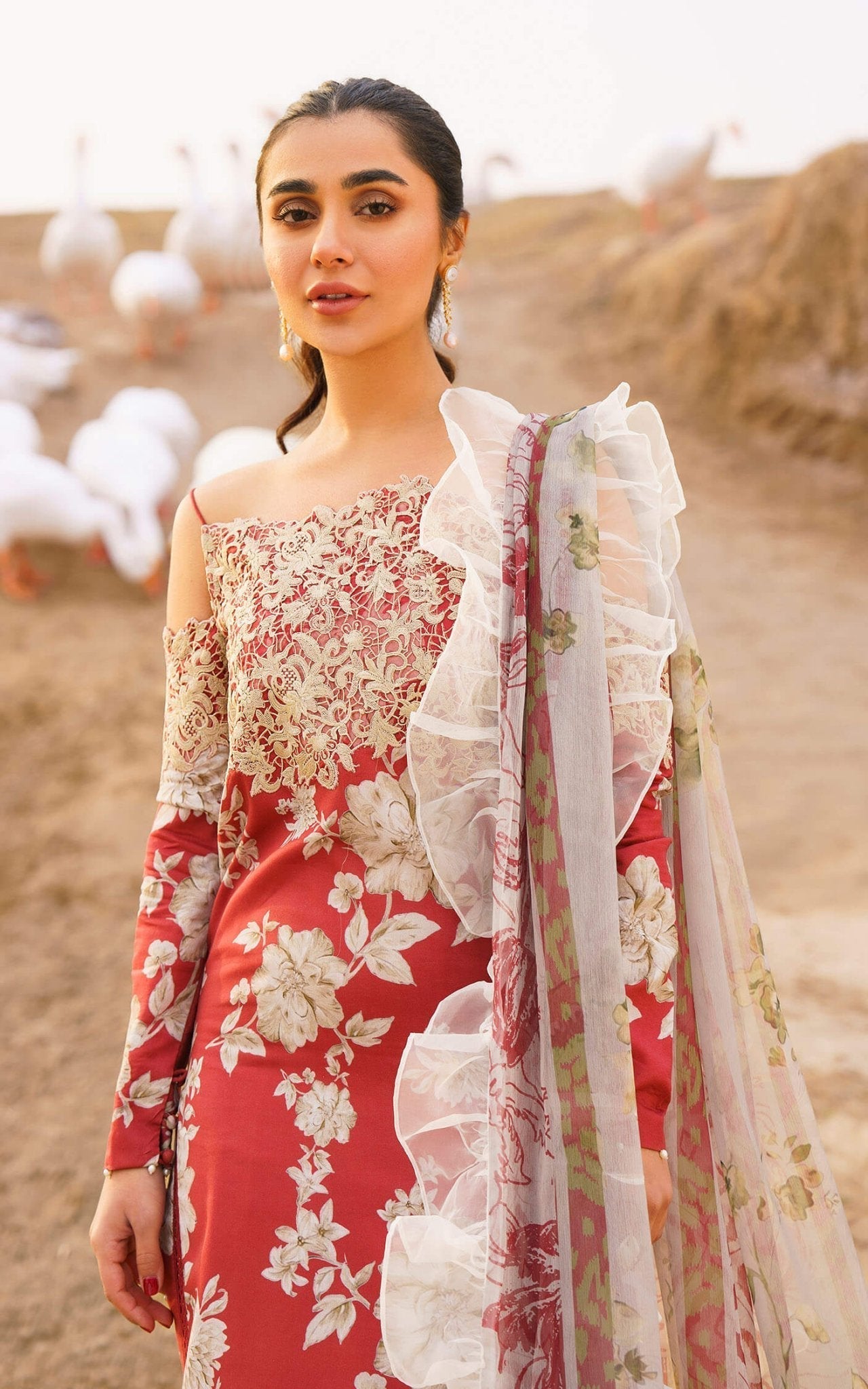 Asifa and Nabeel | Meraki Summer 24 | SIA-U141M006 - House Of Hania