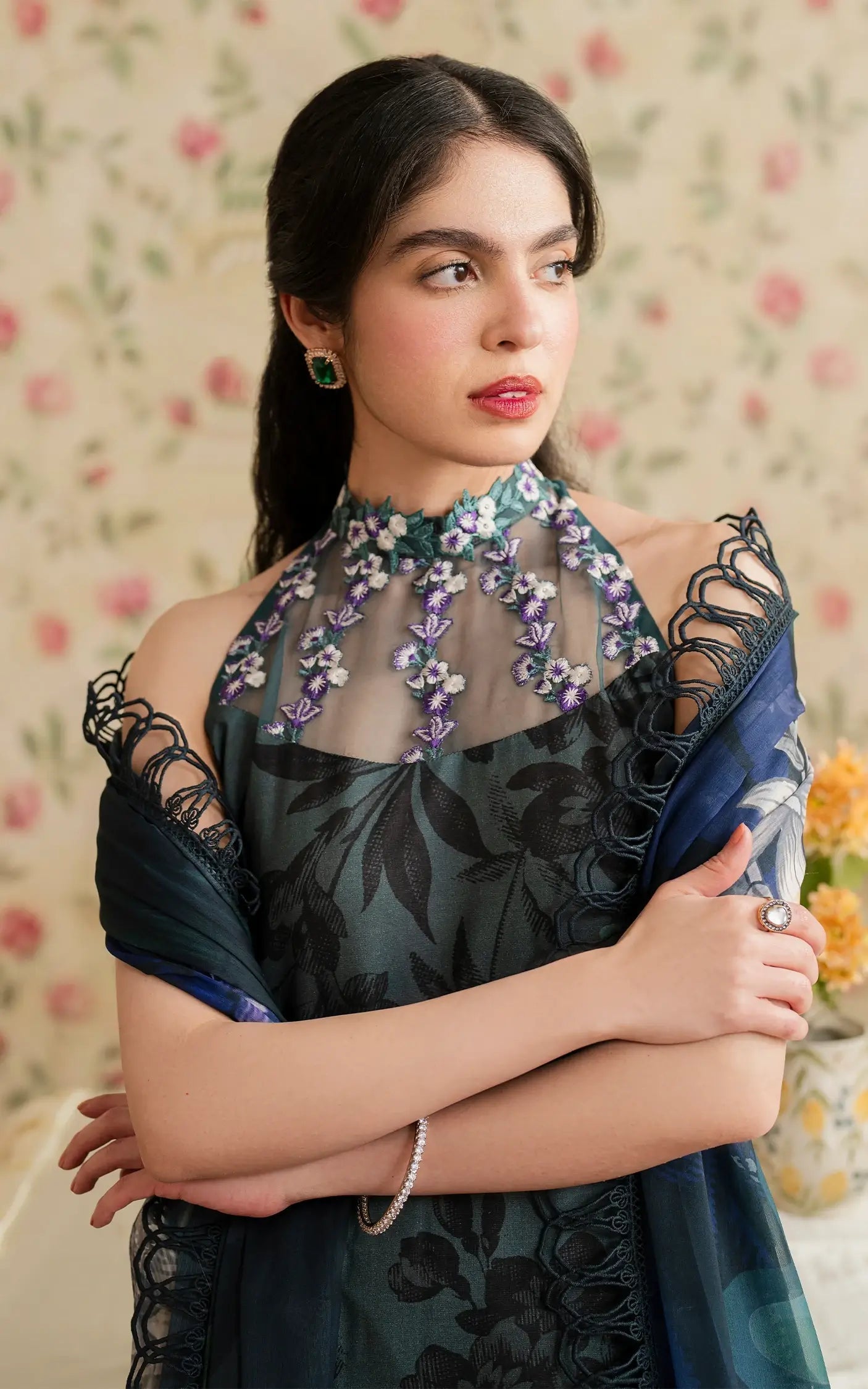 Asifa and Nabeel | Meraki Vintage 25 | Chandi Raatain (MVL25-12) - House Of Hania