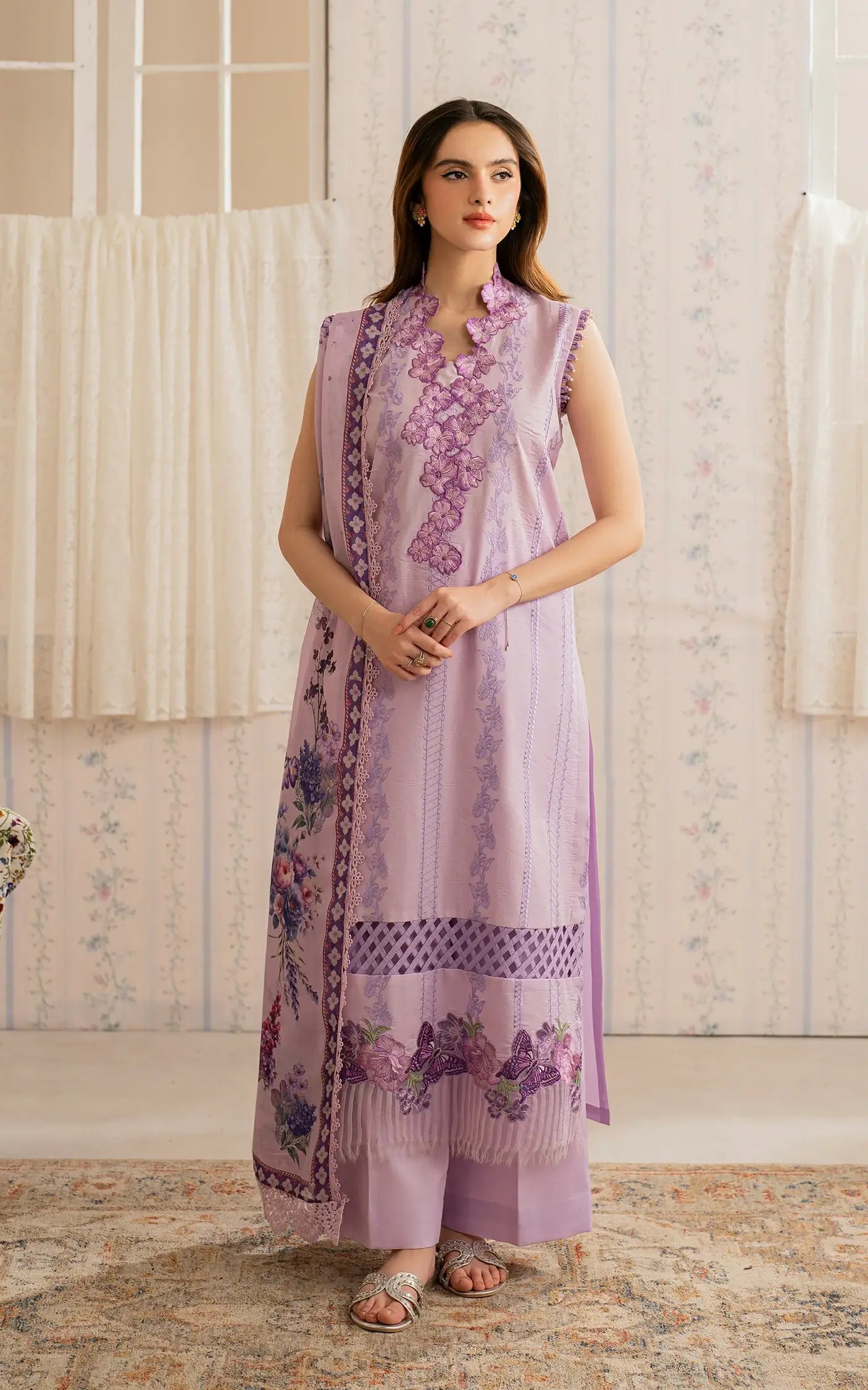 Asifa and Nabeel | Meraki Vintage 25 | Faakhta (MVL25-17) - House Of Hania