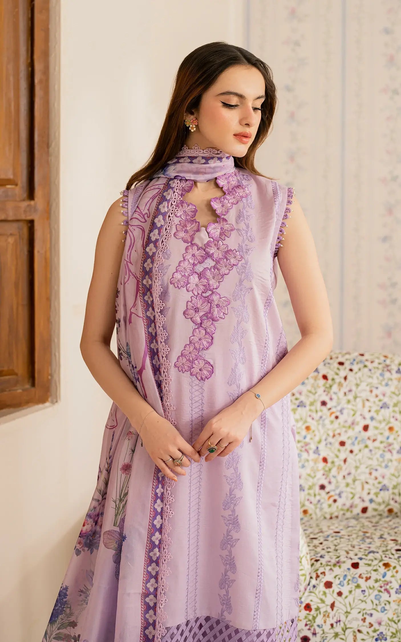Asifa and Nabeel | Meraki Vintage 25 | Faakhta (MVL25-17) - House Of Hania