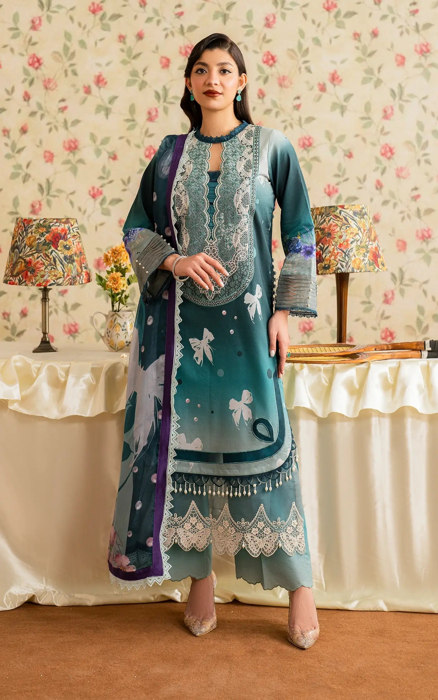 Asifa and Nabeel | Meraki Vintage 25 | Jal (MVL25-09) - House Of Hania