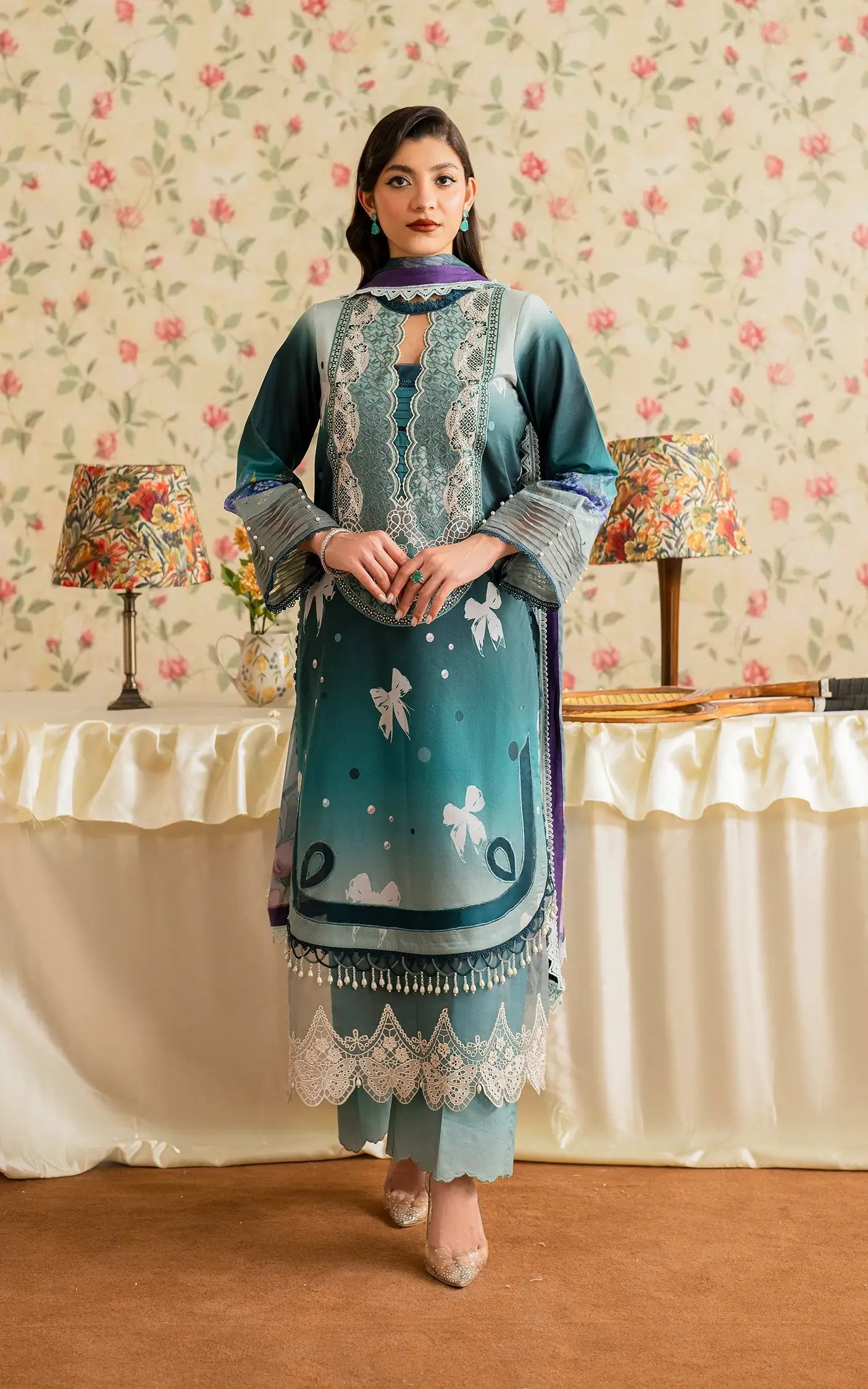Asifa and Nabeel | Meraki Vintage 25 | Jal (MVL25-09) - House Of Hania