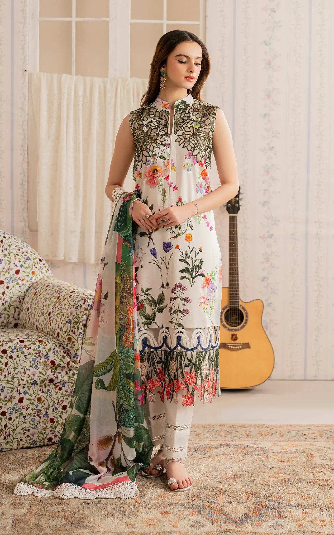 Asifa and Nabeel | Meraki Vintage 25 | Mahgul (MVL25-16) - House Of Hania