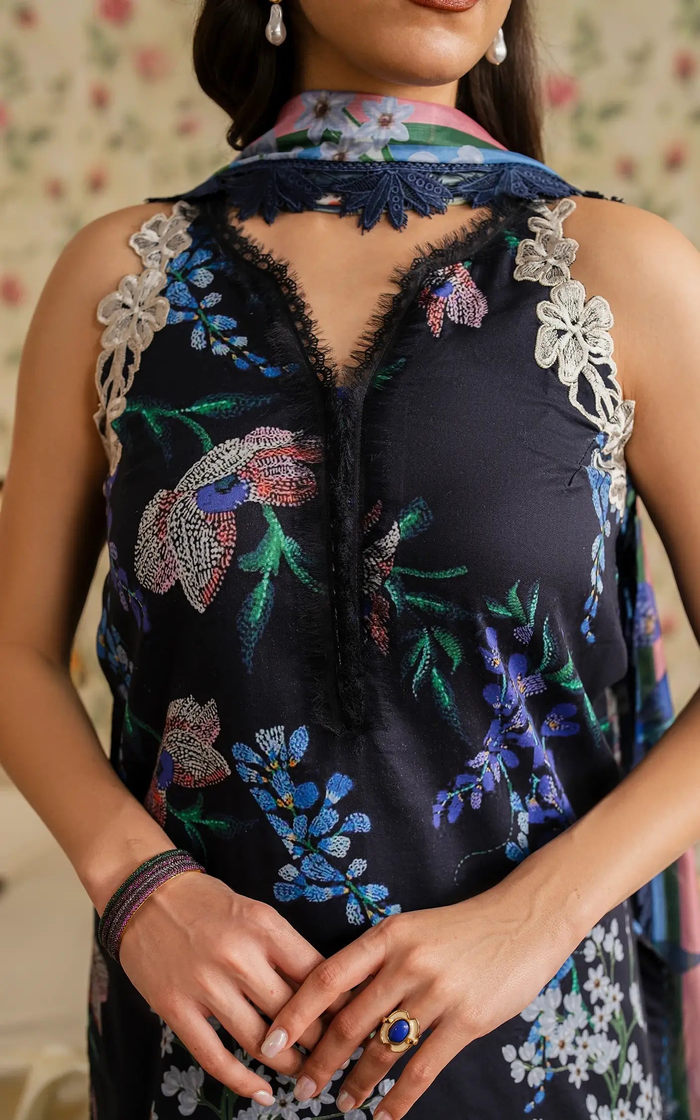 Asifa and Nabeel | Meraki Vintage 25 | Mehtab (MVL25-10) - House Of Hania