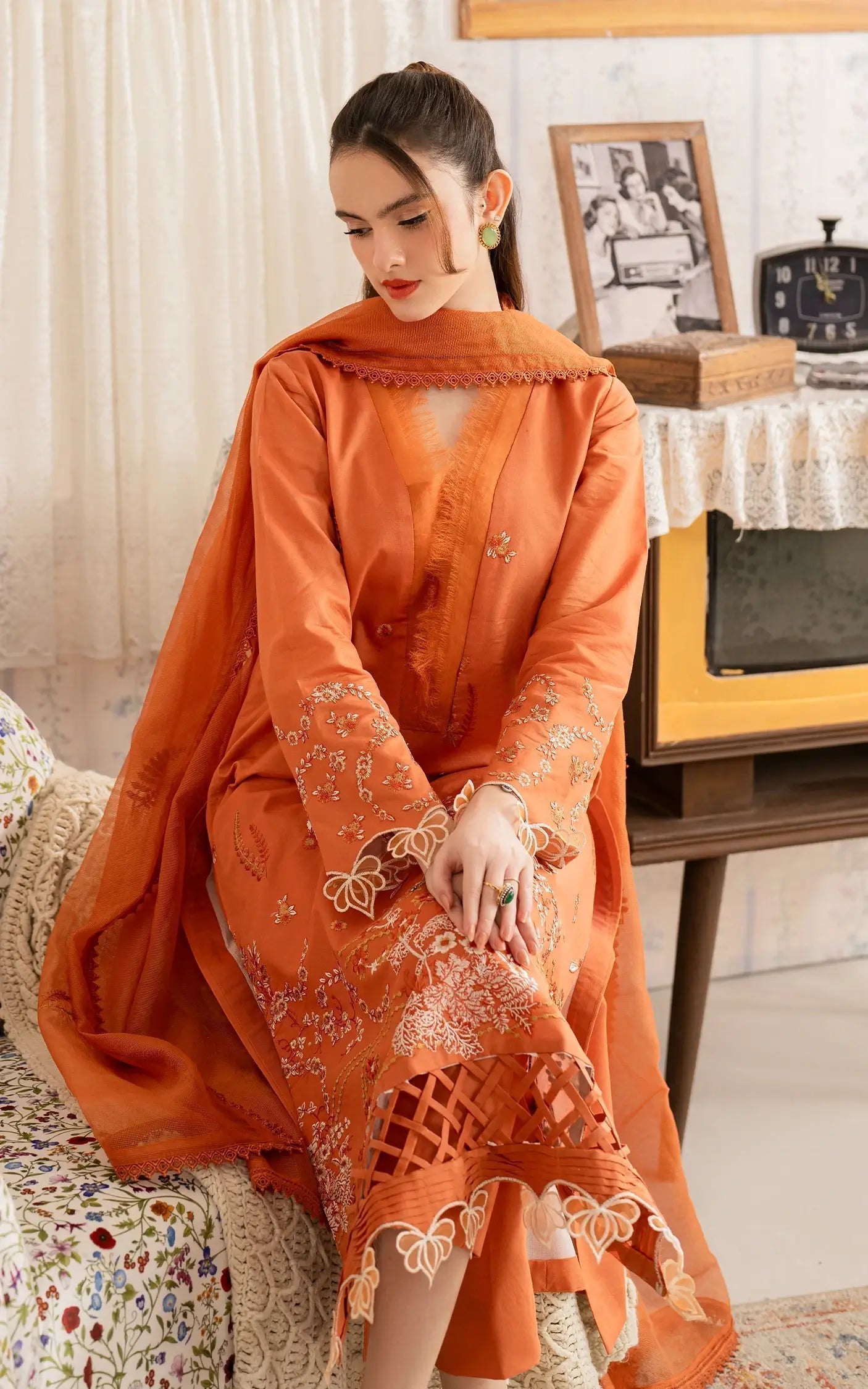 Asifa and Nabeel | Meraki Vintage 25 | Nargis (MVL25-19) - House Of Hania