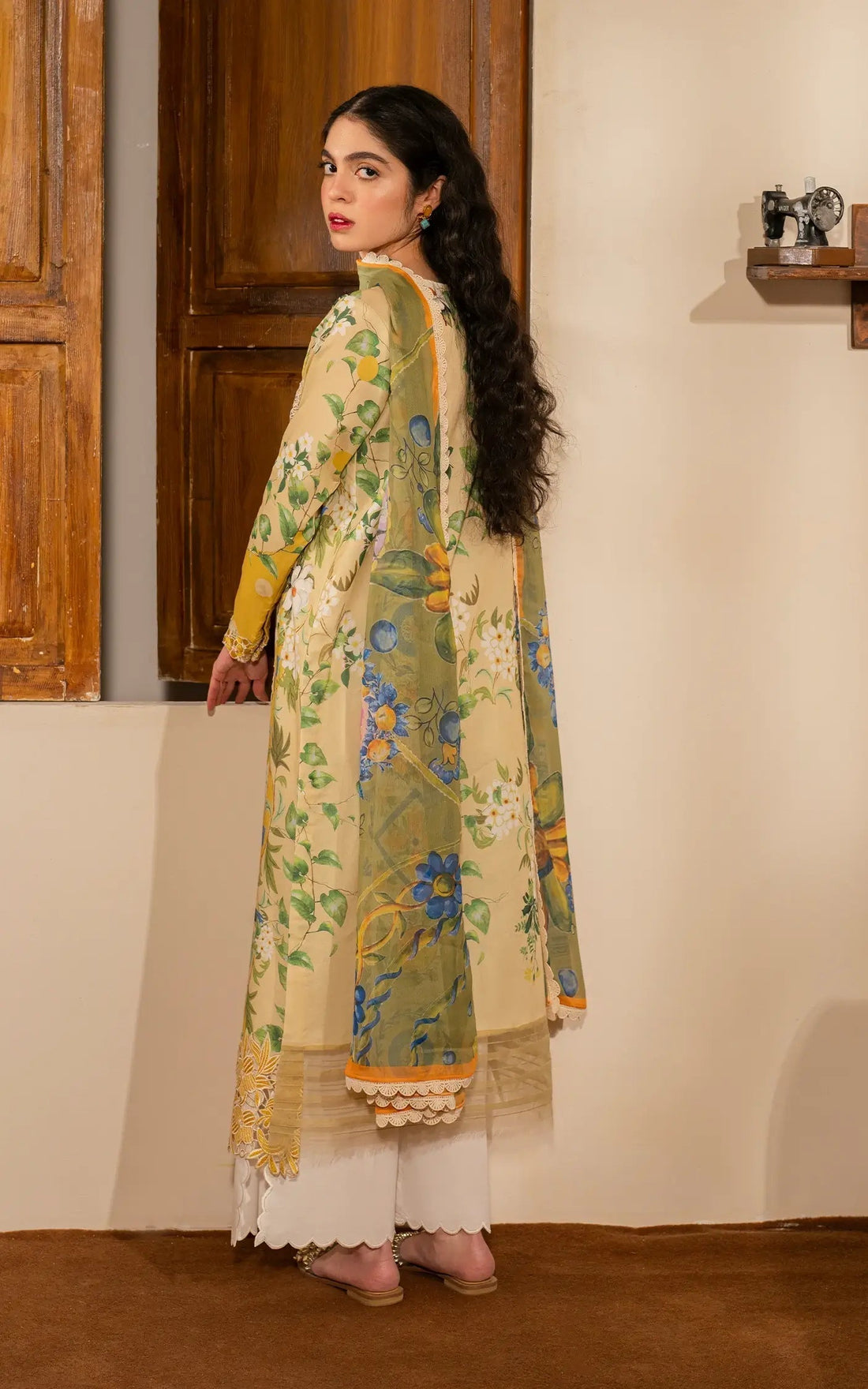 Asifa and Nabeel | Meraki Vintage 25 | Nimbu Pani (MVL25-04) - House Of Hania