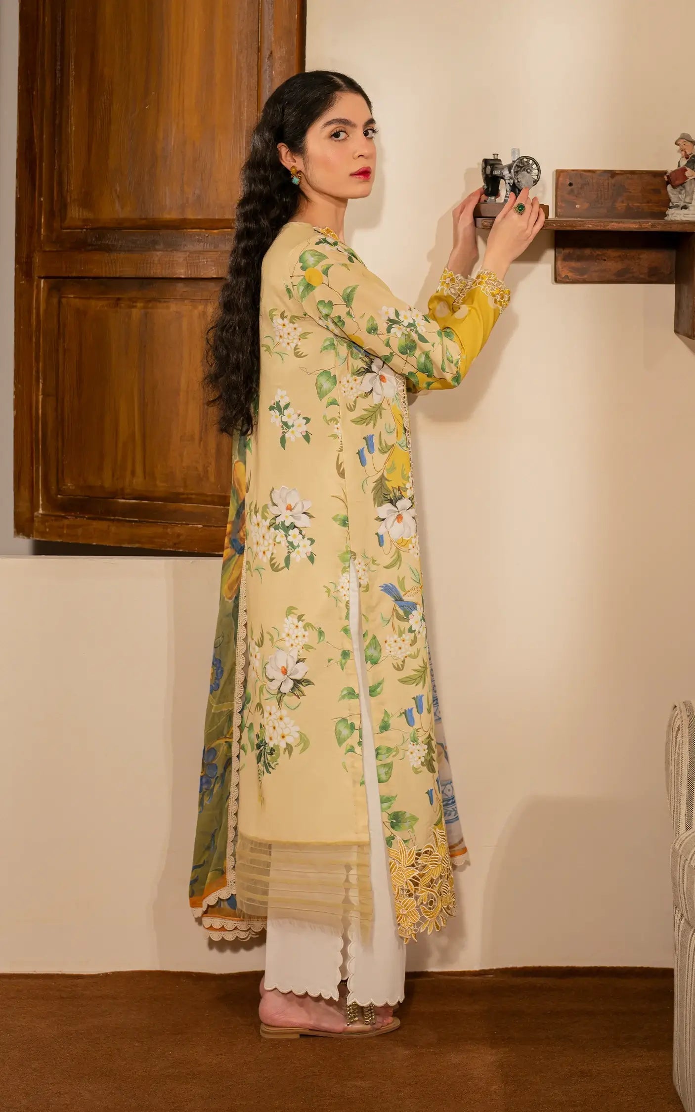 Asifa and Nabeel | Meraki Vintage 25 | Nimbu Pani (MVL25-04) - House Of Hania