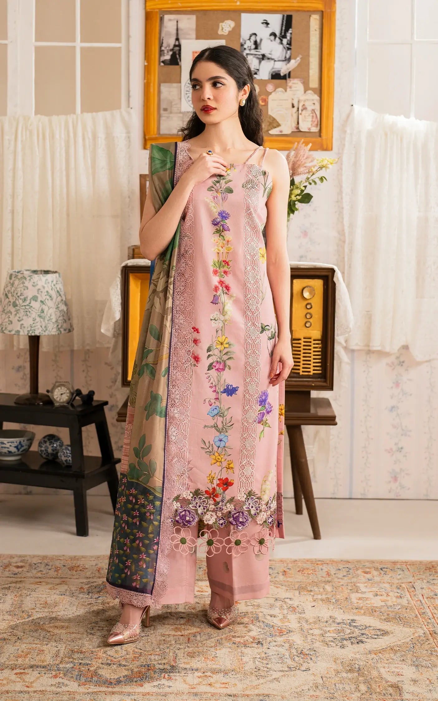 Asifa and Nabeel | Meraki Vintage 25 | Noor (MVL25-14) - House Of Hania