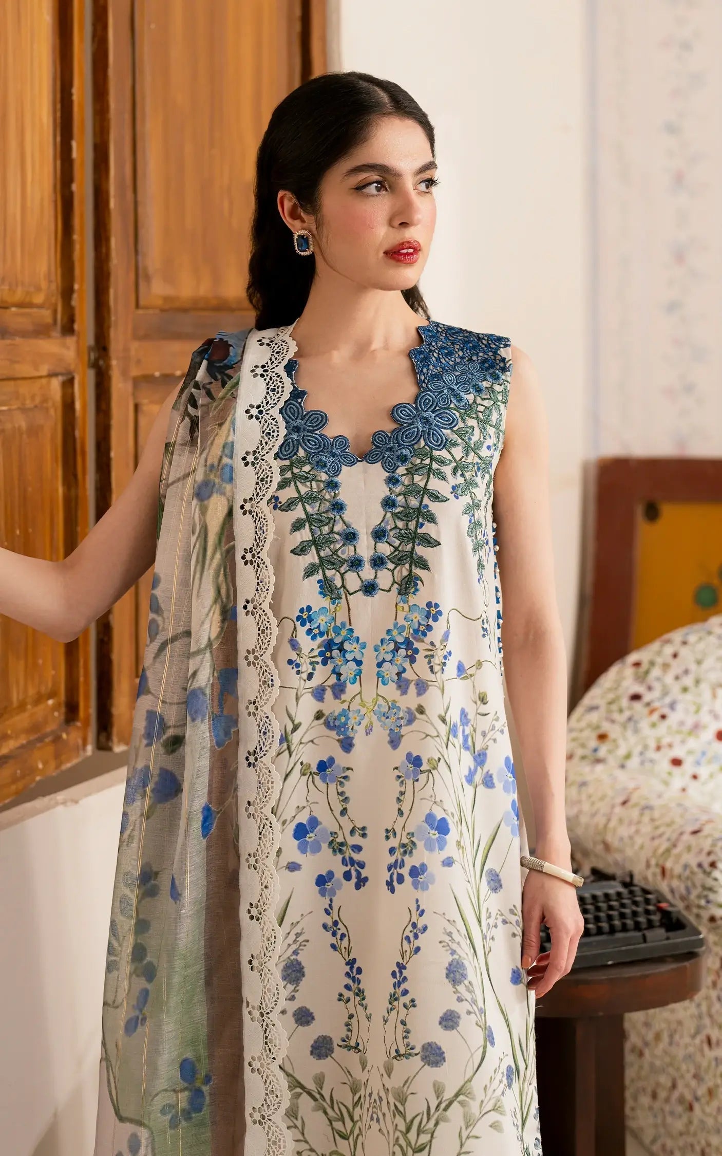 Asifa and Nabeel | Meraki Vintage 25 | Shabnam (MVL25-13) - House Of Hania