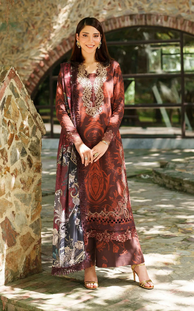 Asifa and Nabeel | Meraki Winter 25 | Crimson Chill - House Of Hania